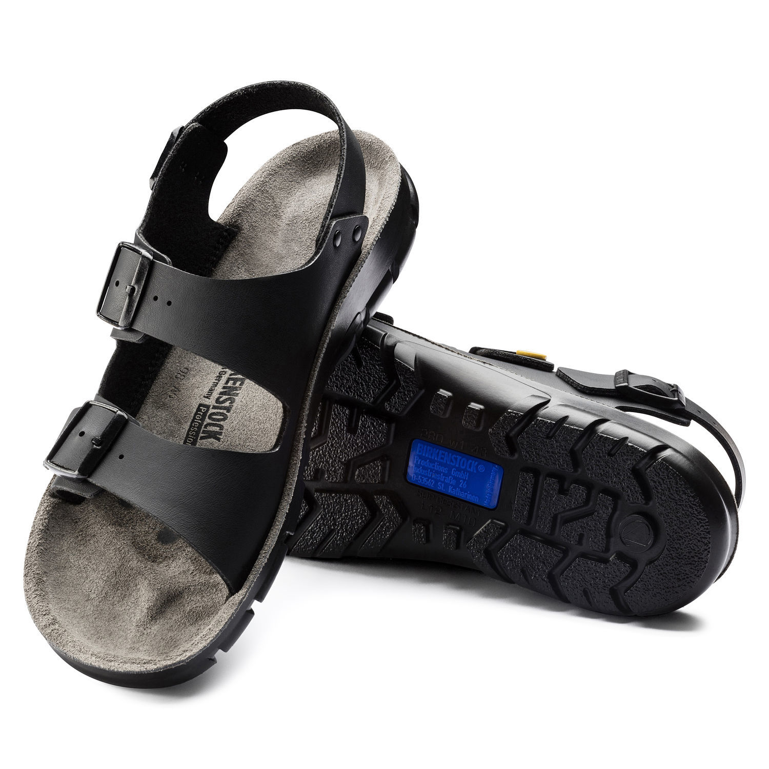 Svart Kano sandal från Birkenstock, ESD godkända sulor