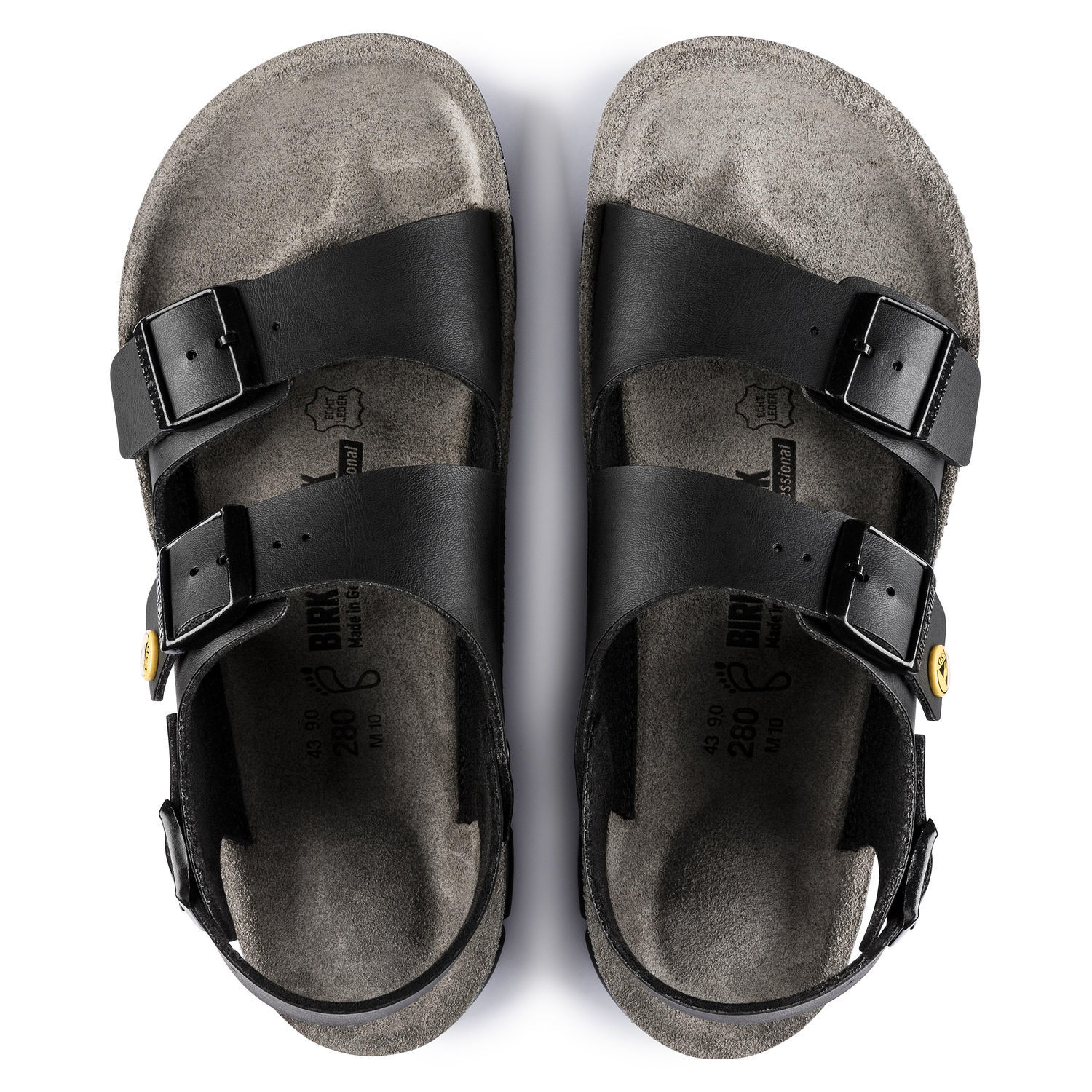 Svart Kano sandal från Birkenstock, ESD godkända sulor