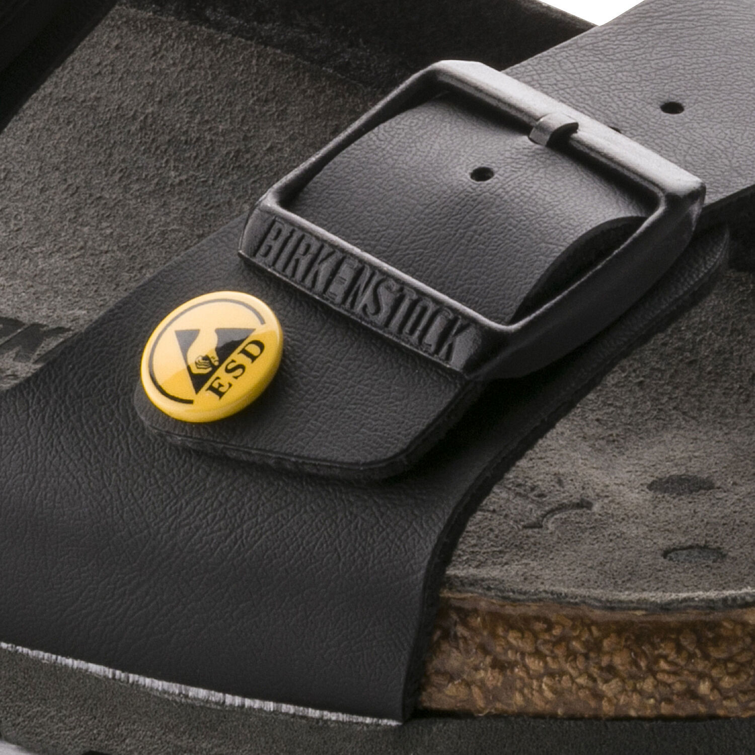 Svart Milano från Birkenstock, ESD godkända sulor