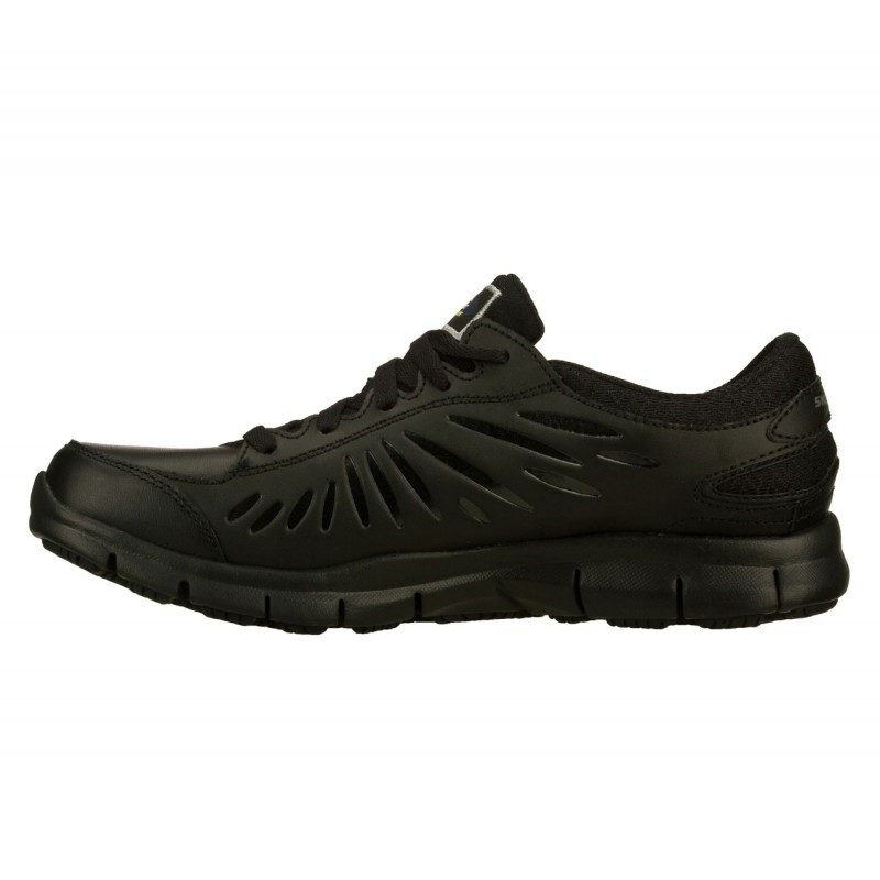 Skechers sko med extra greppvänlig yttersula. Skechers Work shoe