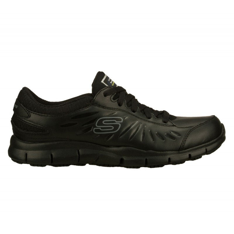 Skechers sko med extra greppvänlig yttersula. Skechers Work shoe