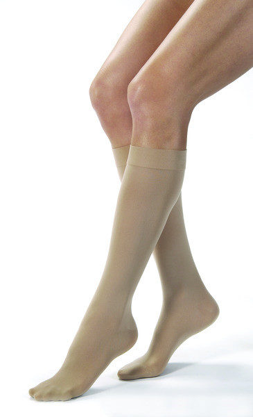 Jobst opaque beige strumpa i klass 2 med tå strl. petit
