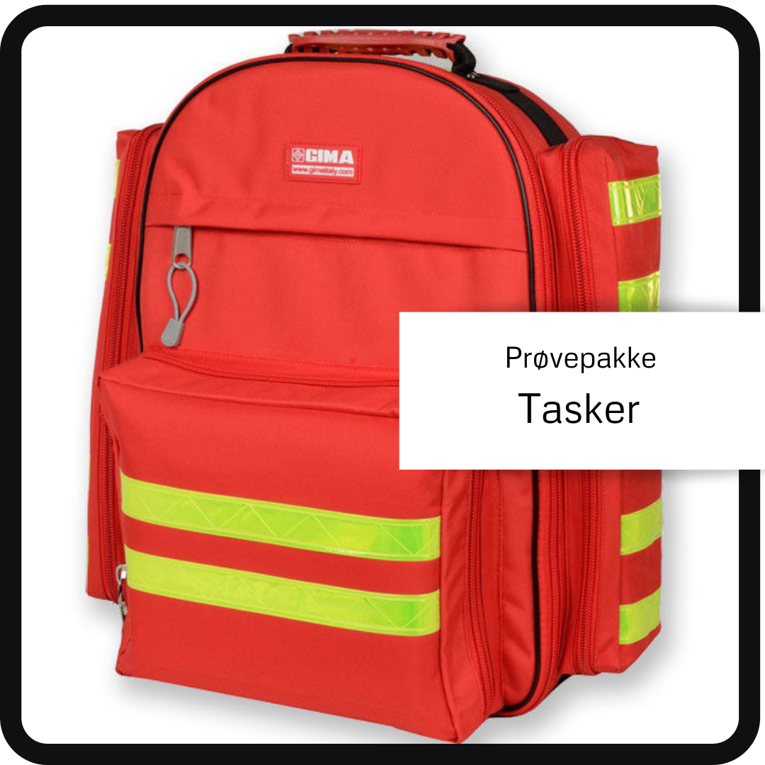 Provpaket på väskor