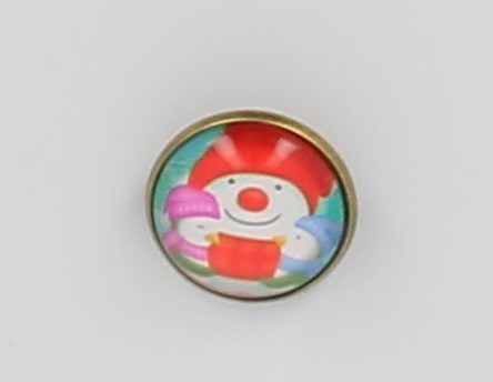 Pin med snögubbe