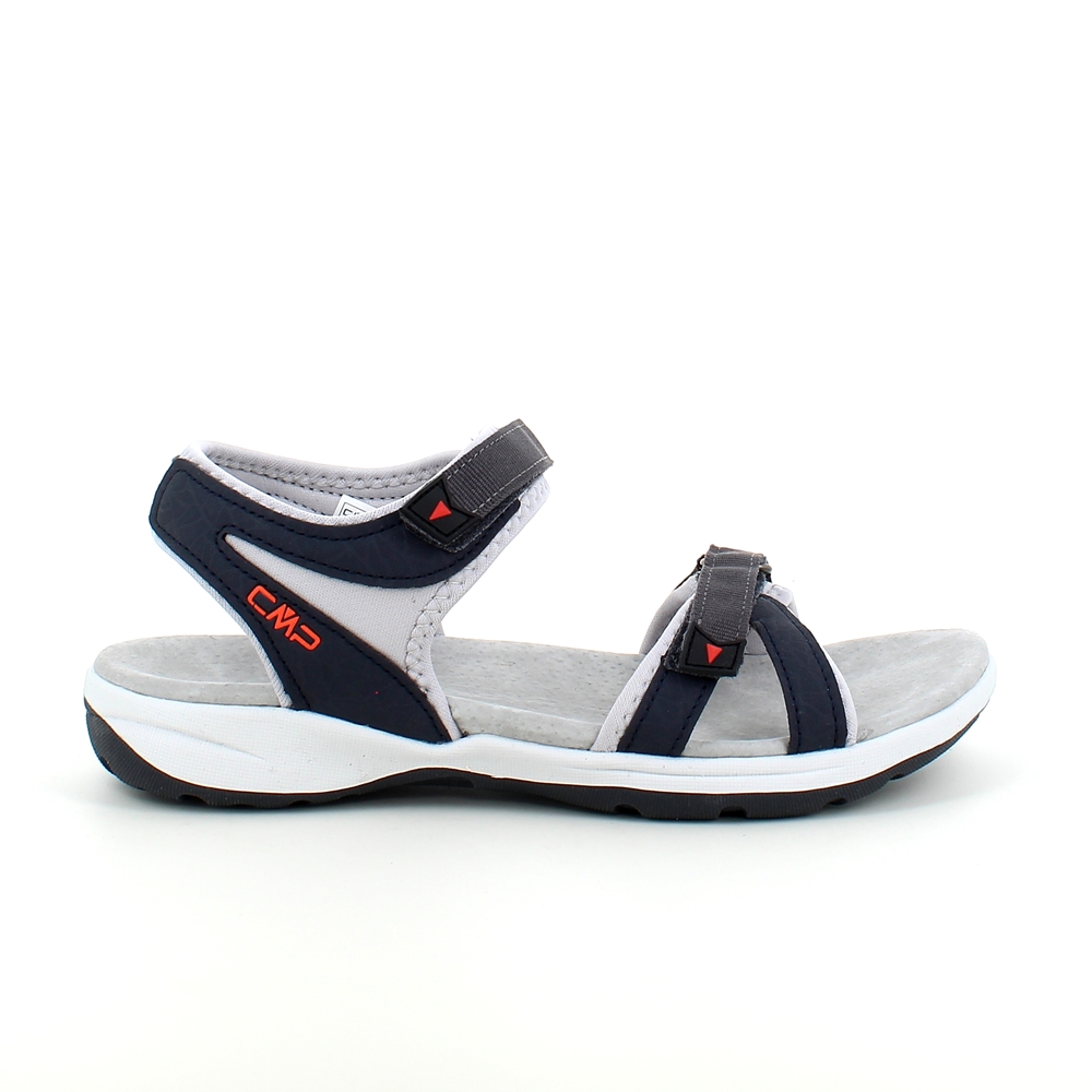 Blå lättvikts sandal från CMP med stötdämpning.