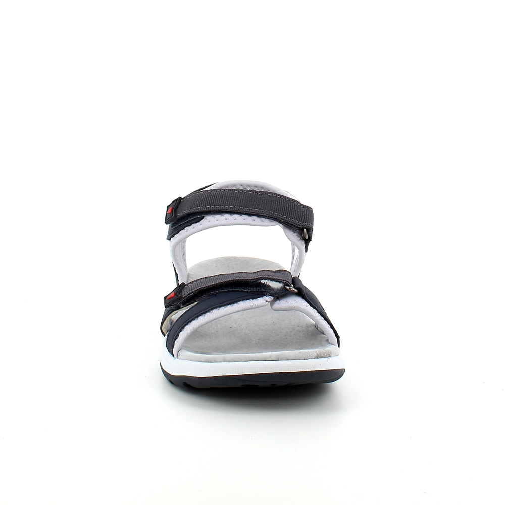 Blå lättvikts sandal från CMP med stötdämpning.