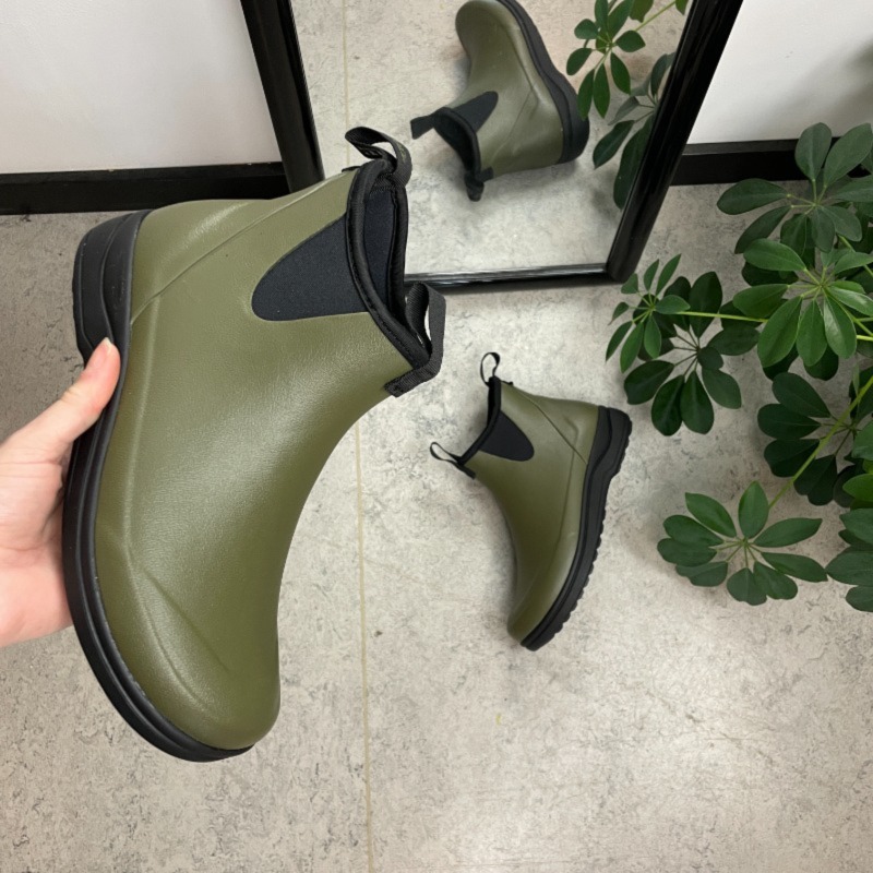 Grön lyx gummistövel med svangstöd från Green Comfort