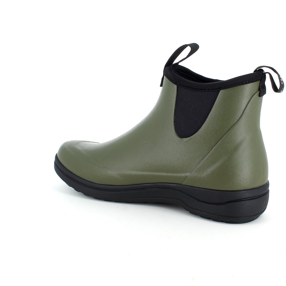 Grön lyx gummistövel med svangstöd från Green Comfort