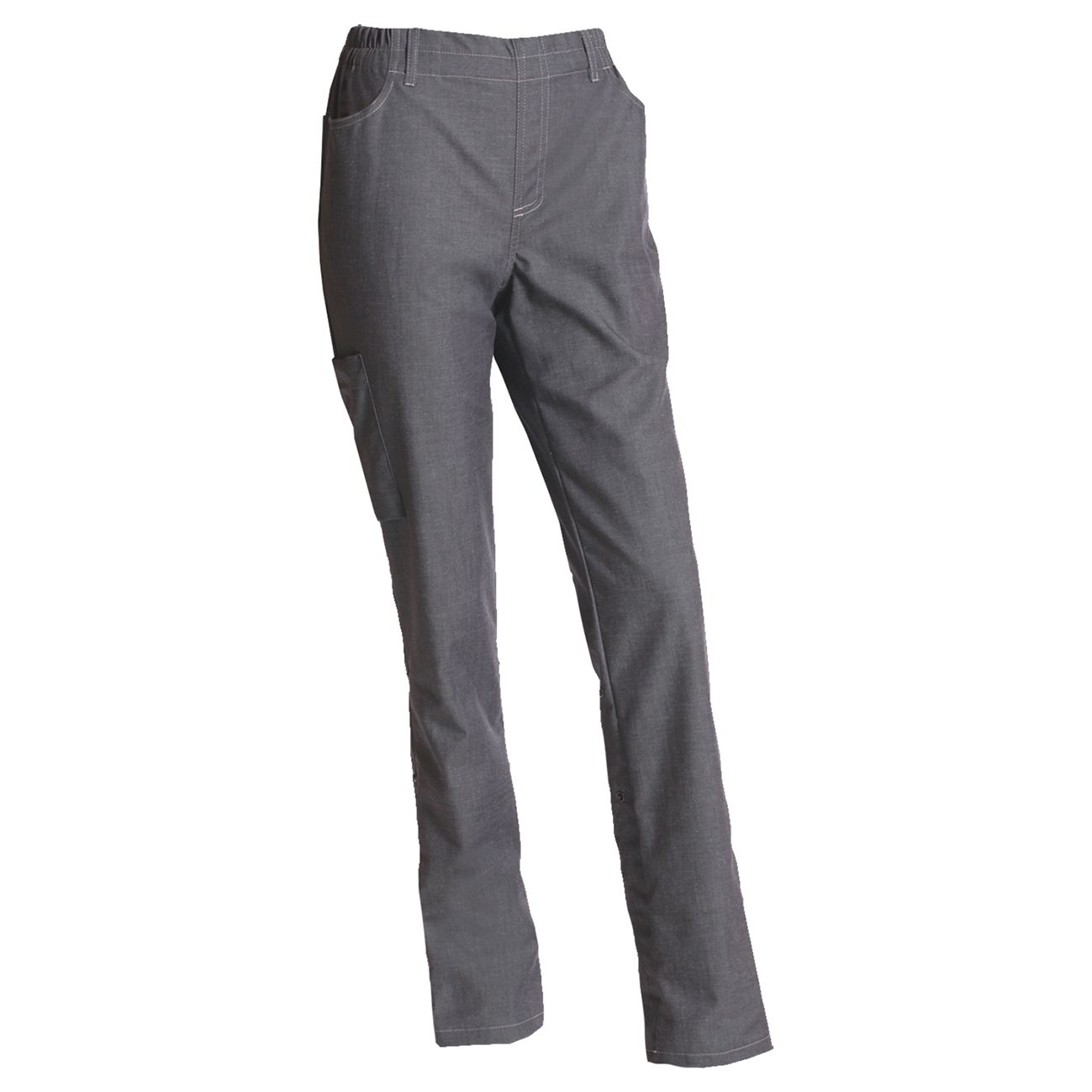 Nybo Grå Dame Bliss Byxor, Pull-on, Optimal Passform, Stretch