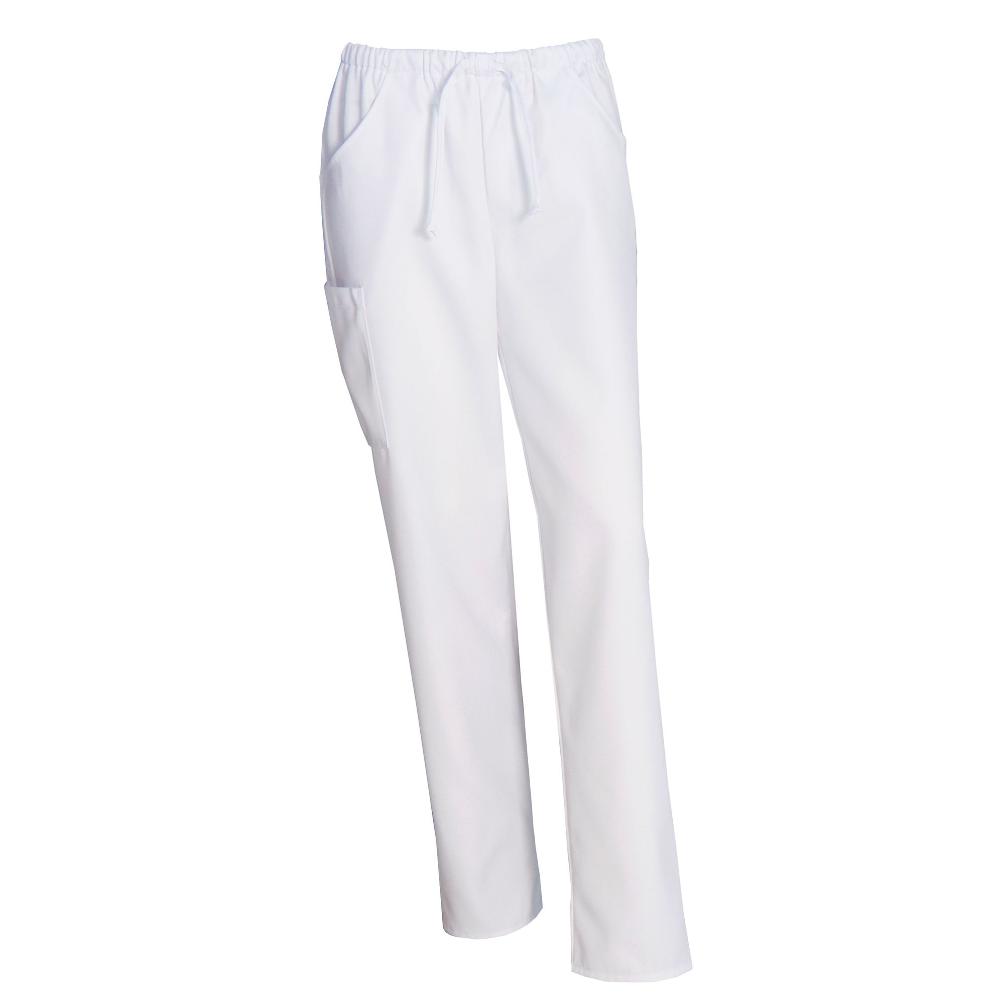 Nybo Hvide Unisex Heart Pull-on-byxor, Andningsbar, Elastik i Midjan