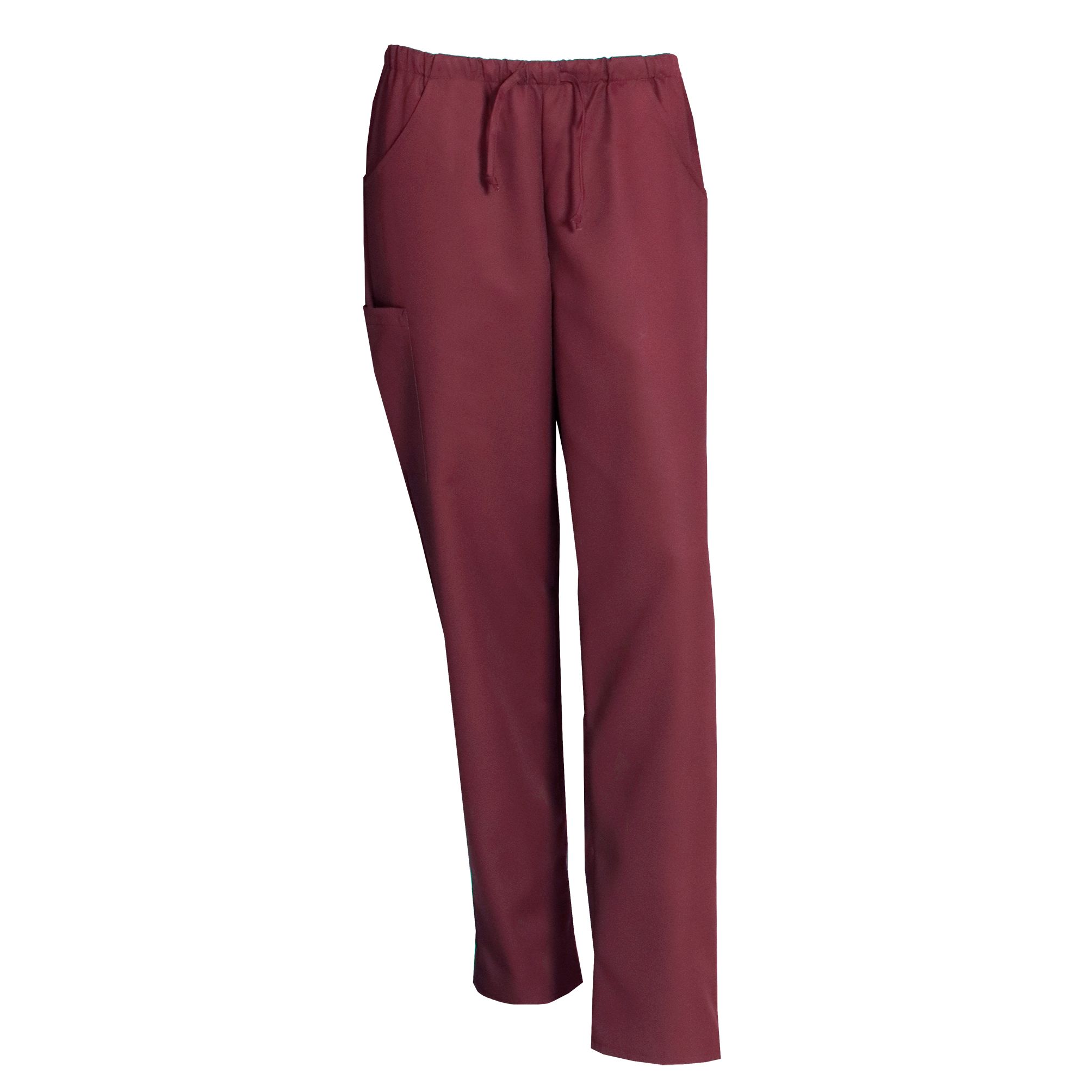 Nybo Bordeaux Unisex Heart Pull-on Byxor, Slitstarka, Andningsbara, Rymlig Passform
