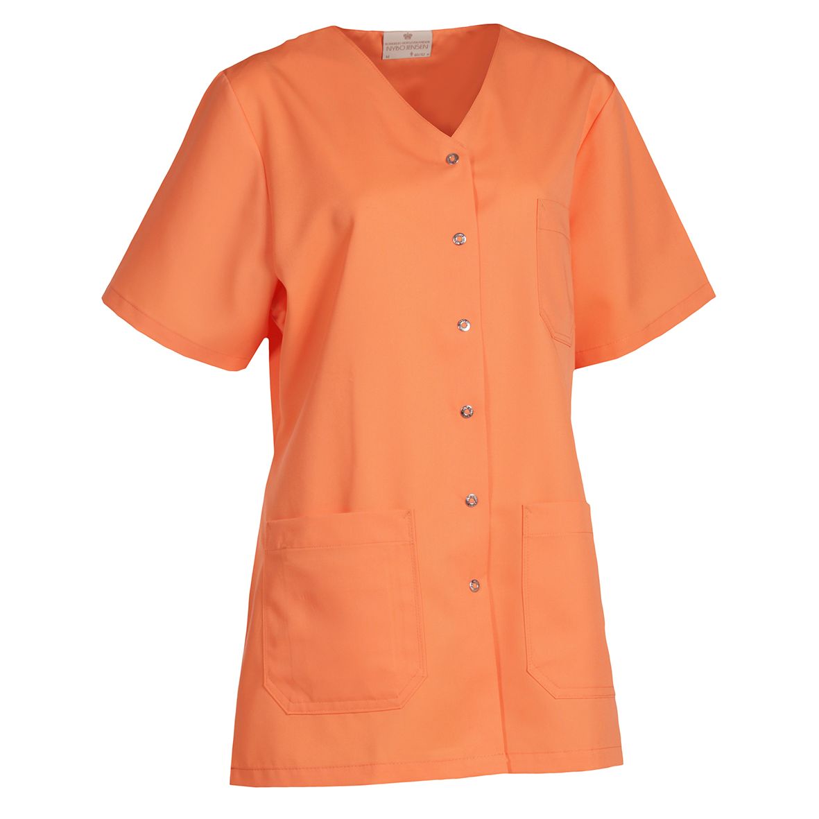 Nybo Orange Damtunika Charisma Premium, Kortärmad, Temperaturreglerande, Slitsar