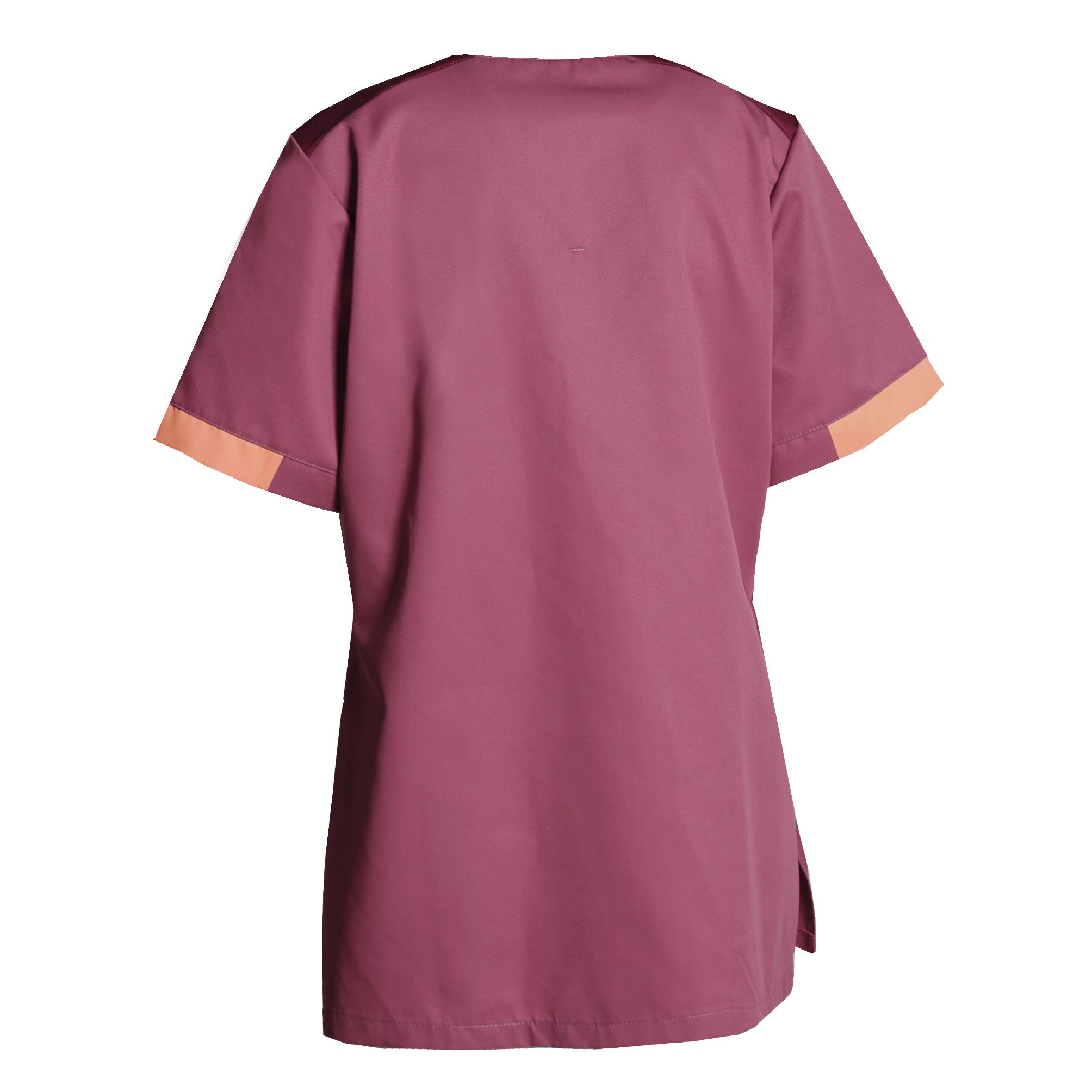 Nybo Lys Bordeaux/Orange/Bordeaux Dam Nova Premium Tunika, Feminint Snitt, Bra Längd