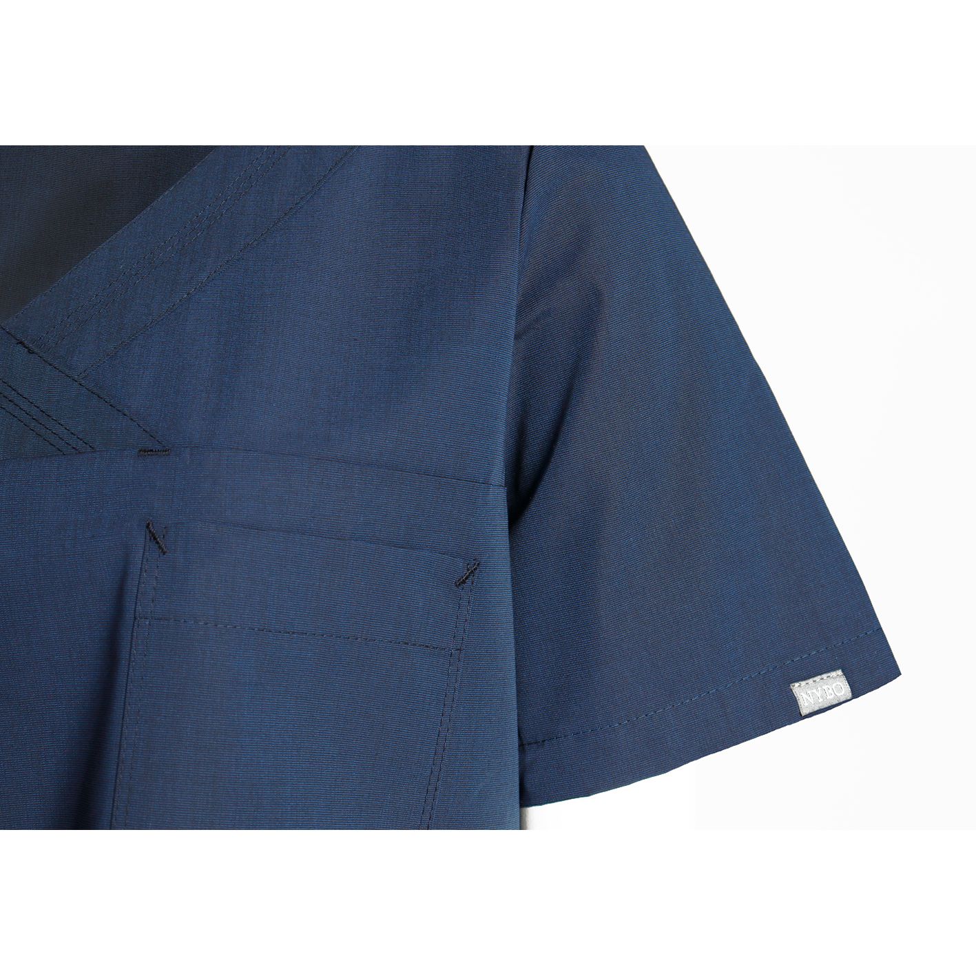 Nybo Navy Damblus, Natur, Stretchig, Slitstark, V-ringning