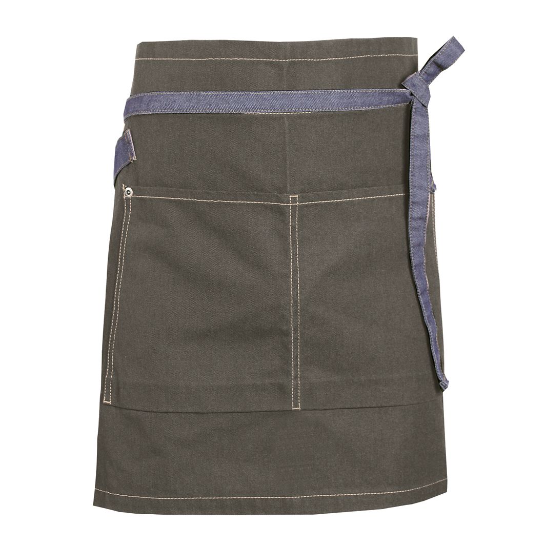Nybo Brun/Denimblå Unisex New Nordic Förkläde, Hållbart, Med Fickor