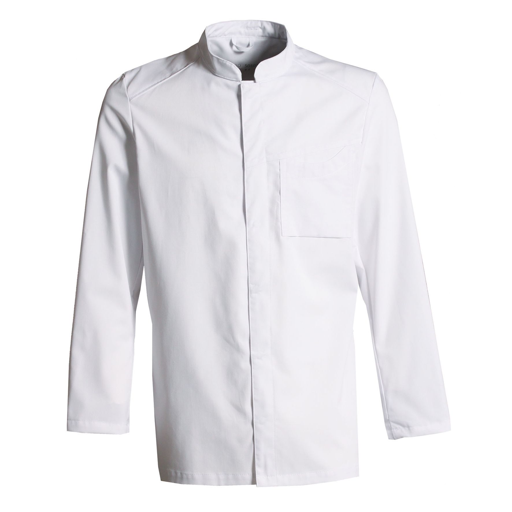Nybo Vit Unisex New Nordic Kockjacka, Långärmad, Stretchbar, Snabbtorkande