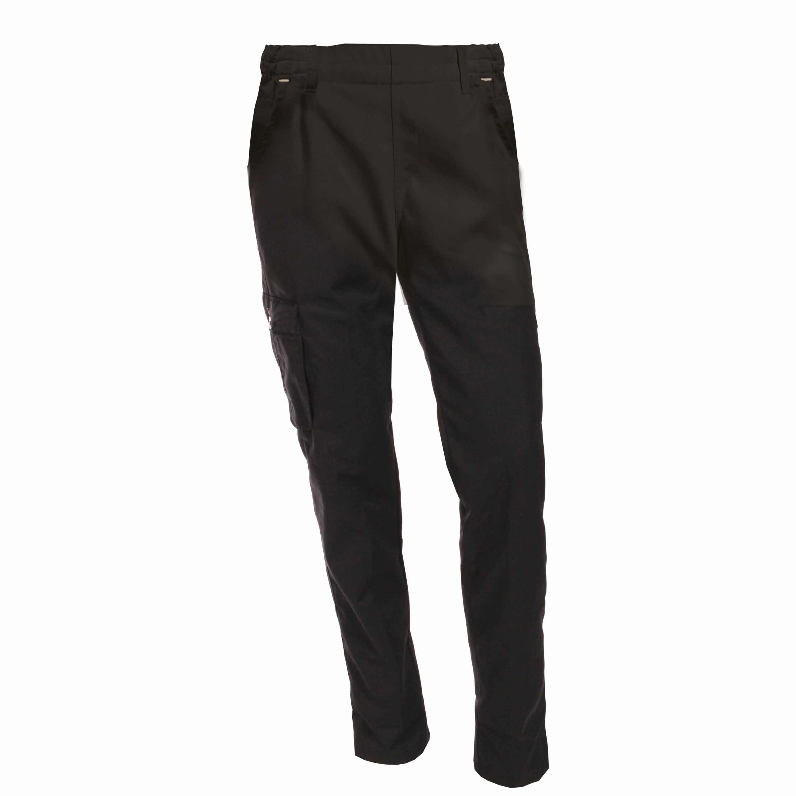 Nybo Svart Unisex Perfect Fit Pull-On Chinos, Elastik, Komfort