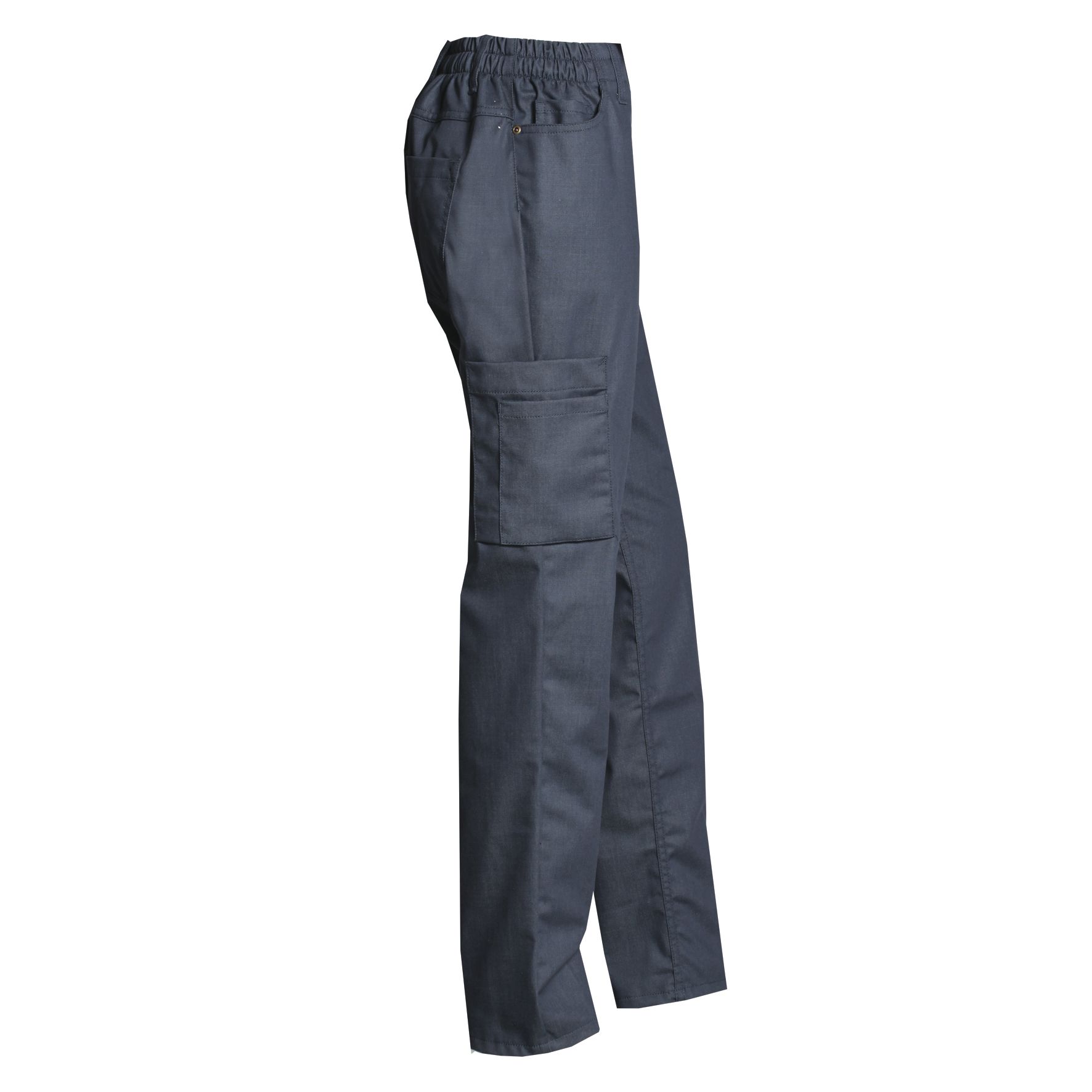 Nybo Blå Unisex Nature Jeans, Pull-on, Elastisk, Komfort, Slitstark, Stretch