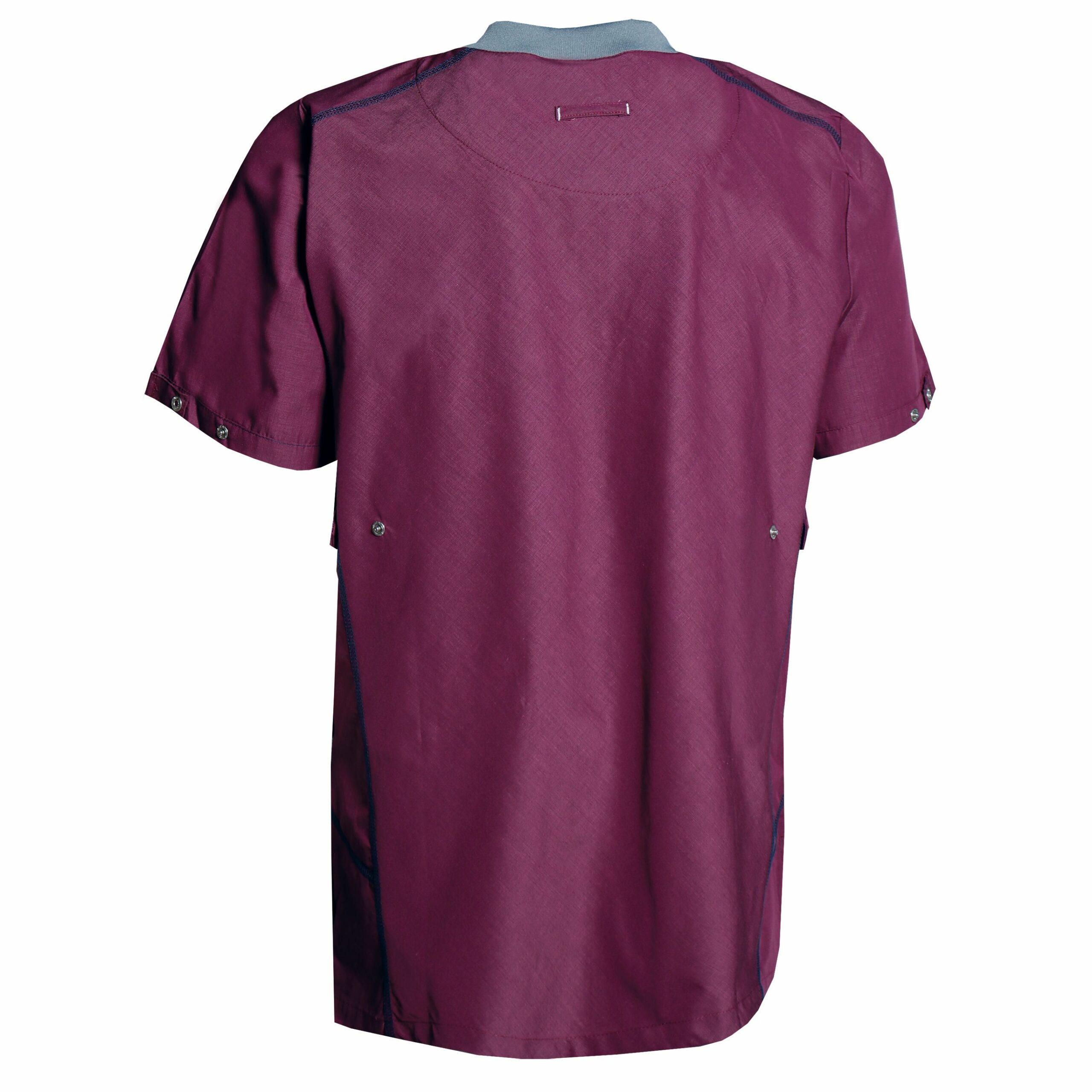Nybo Bordeaux Unisex Sportig Tunika, Rymliga Fickor, Justerbar
