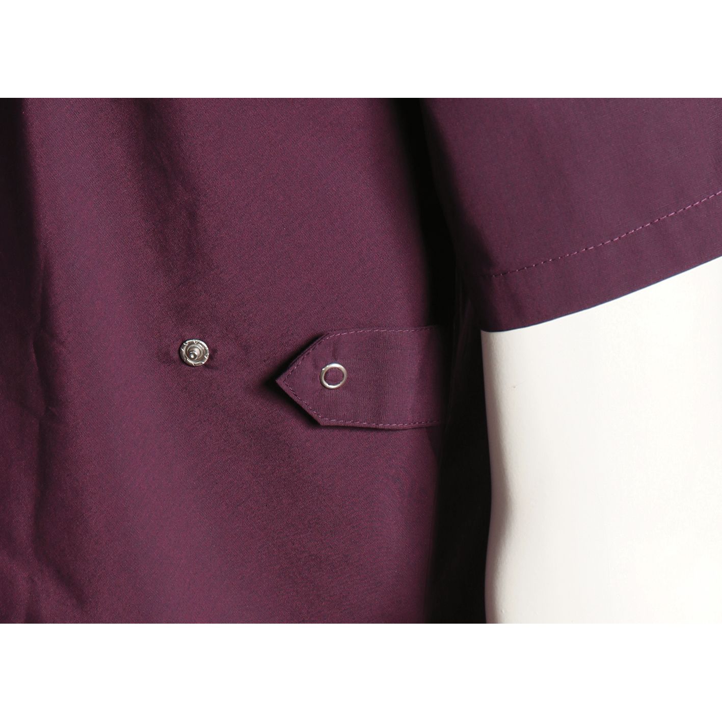 Nybo Bordeaux Unisex Natur Skjorta, Slitstark, Justerbar I Ryggen