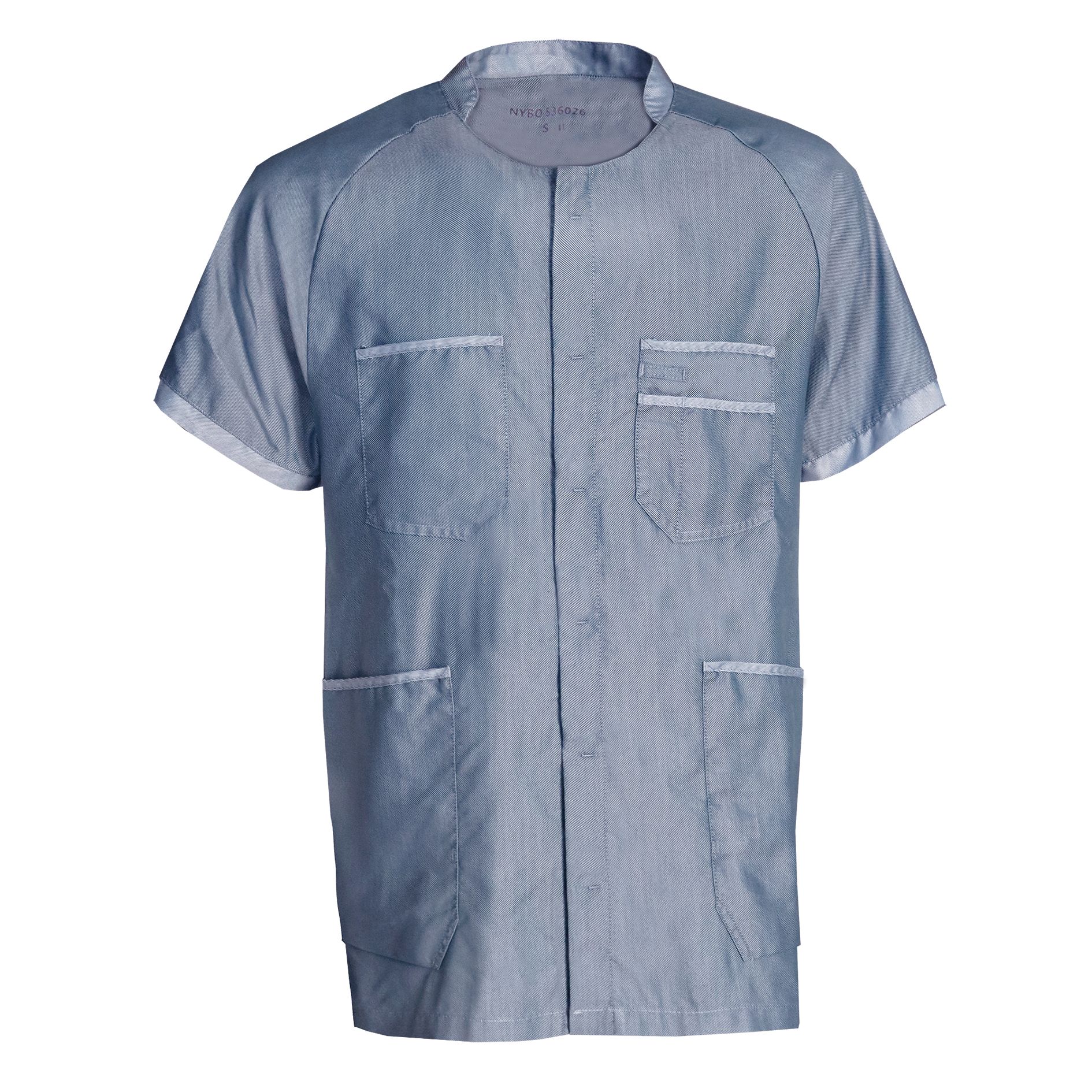 Nybo Navy Unisex Comfort Skjorta/Tunika, Stretch, Raglanärmar, Andningsbar
