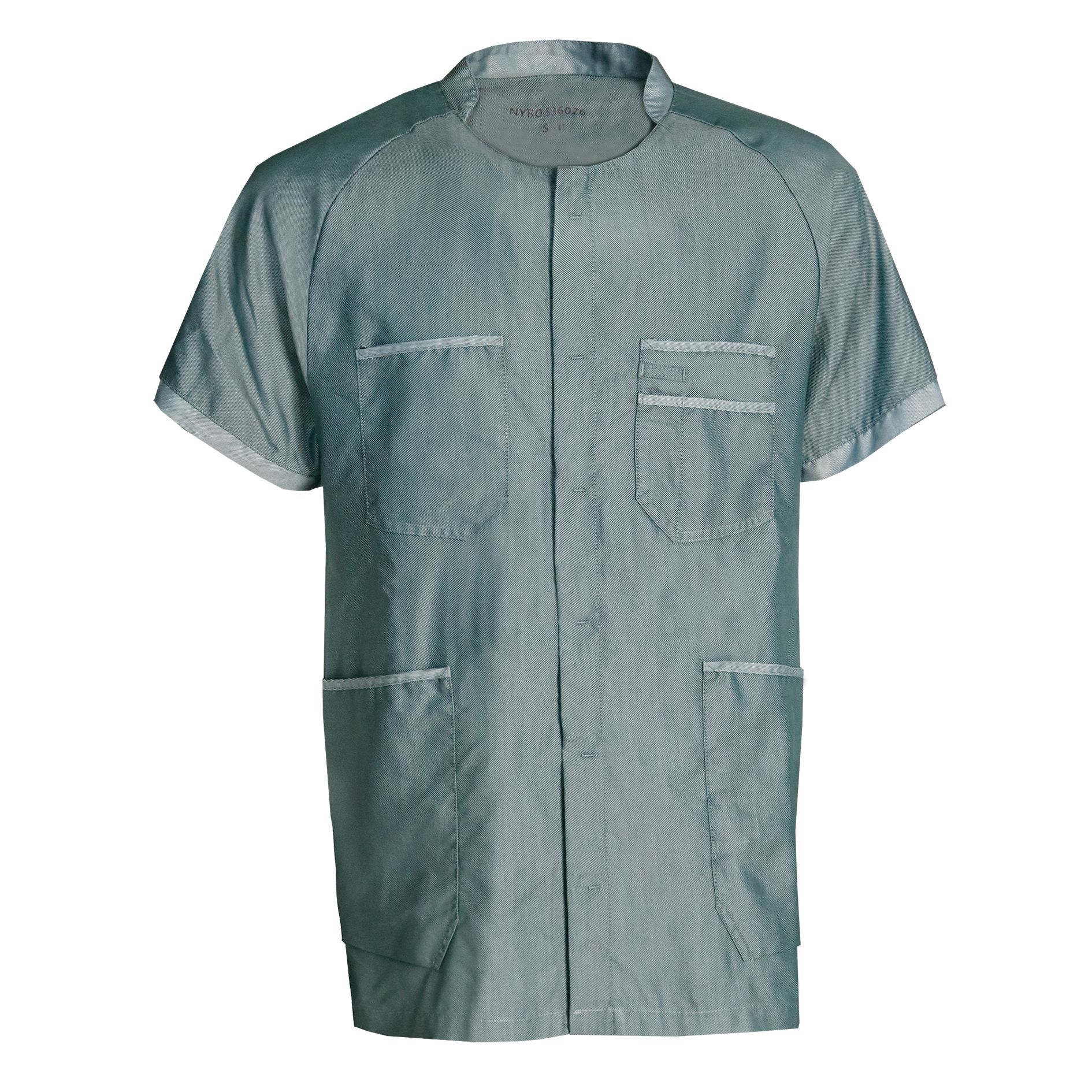 Nybo Mörkgrön Unisex Comfort Skjorta/Tunika, Andningsbar, Stretchbar, Justerbara remmar