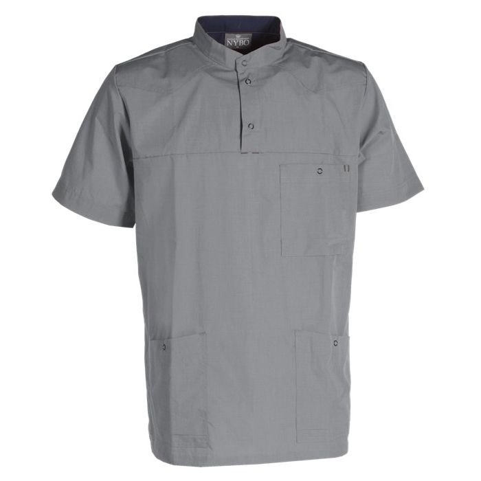 Nybo Grå Melange Unisex Flair Busseronne, Stretchig Rygg, Justerbara Sidor