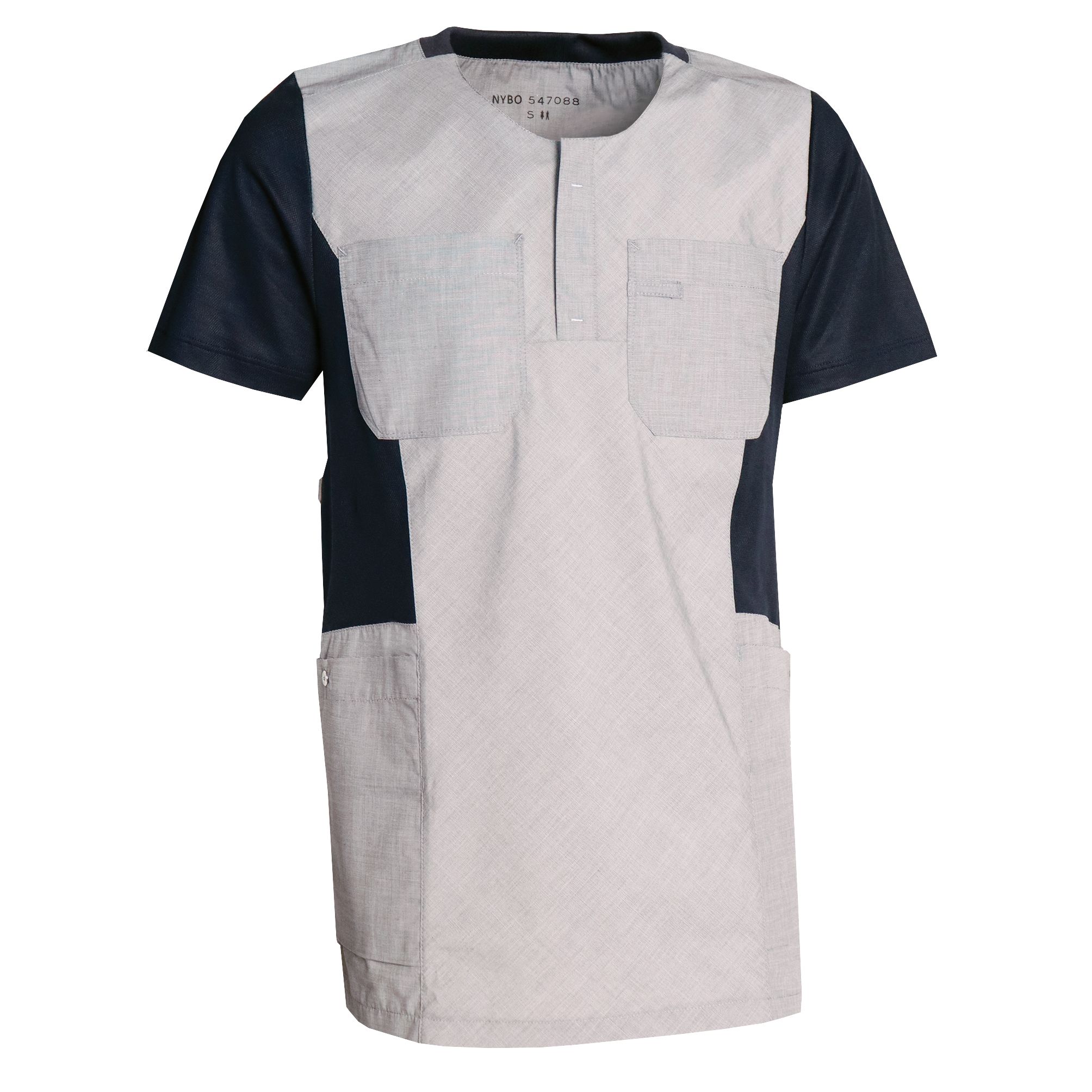 Nybo Grå Melange Unisex Sportig Mix Bussarong, Rymlig, Andningsbar, Stretch