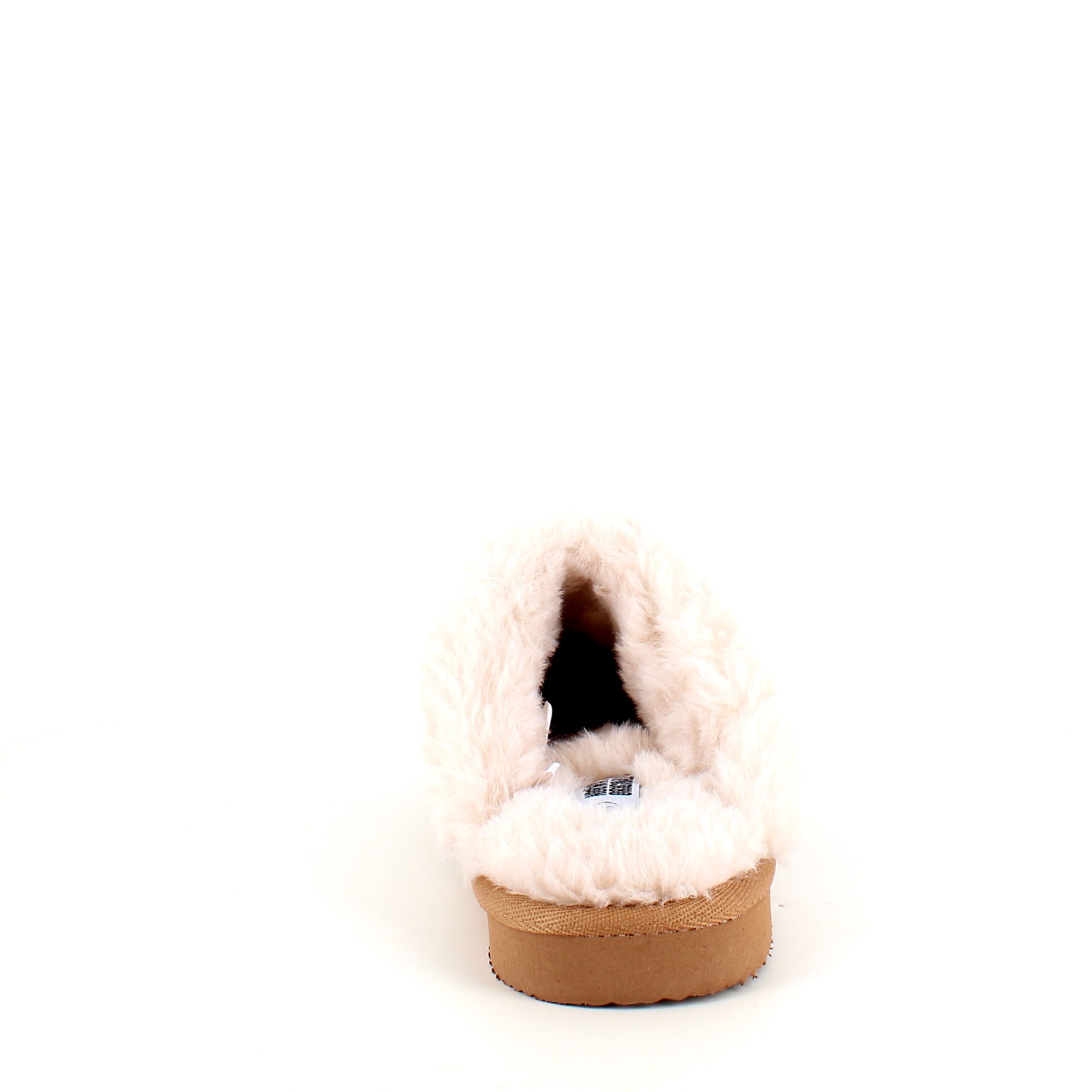 Bruna slip-on tofflor med bra bredd