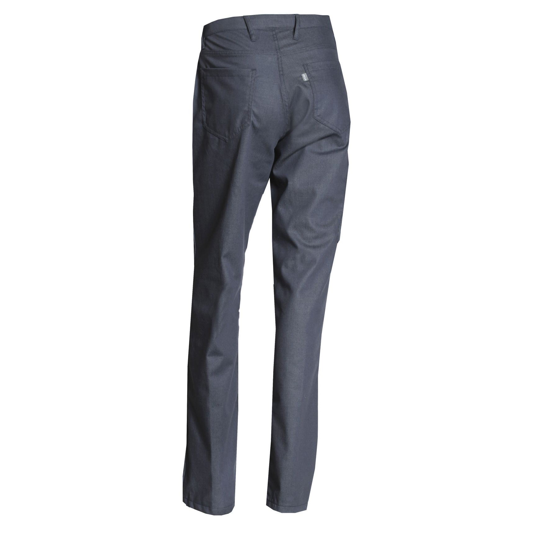 Nybo Blå Dam Nature Jeans, Justerbar Elastik, Smal Ben