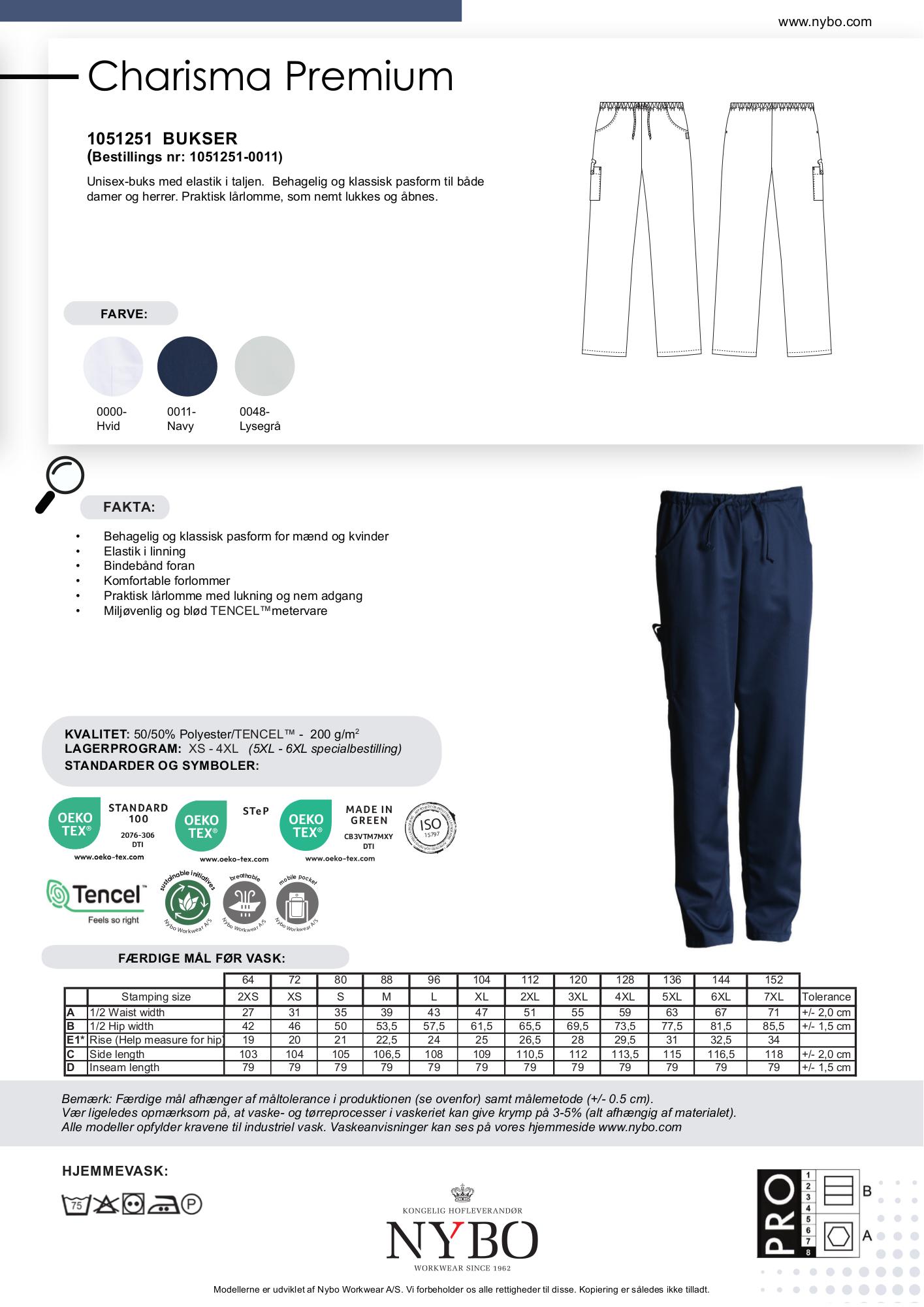 Nybo Marine Unisex Charisma Byxor, Elastisk, Temperaturreglerande, Slitstark
