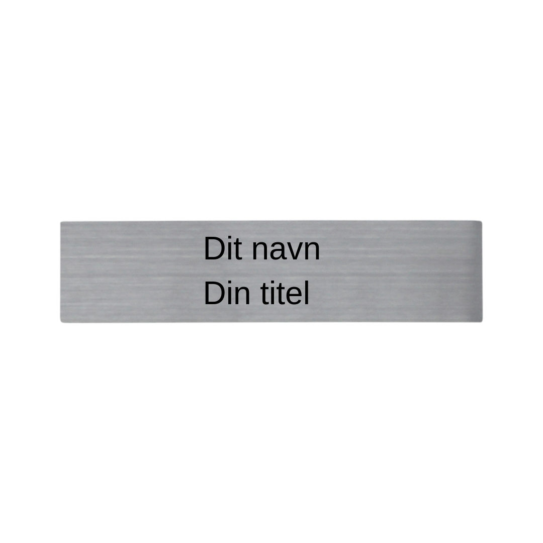Namnskylt med militärklämma