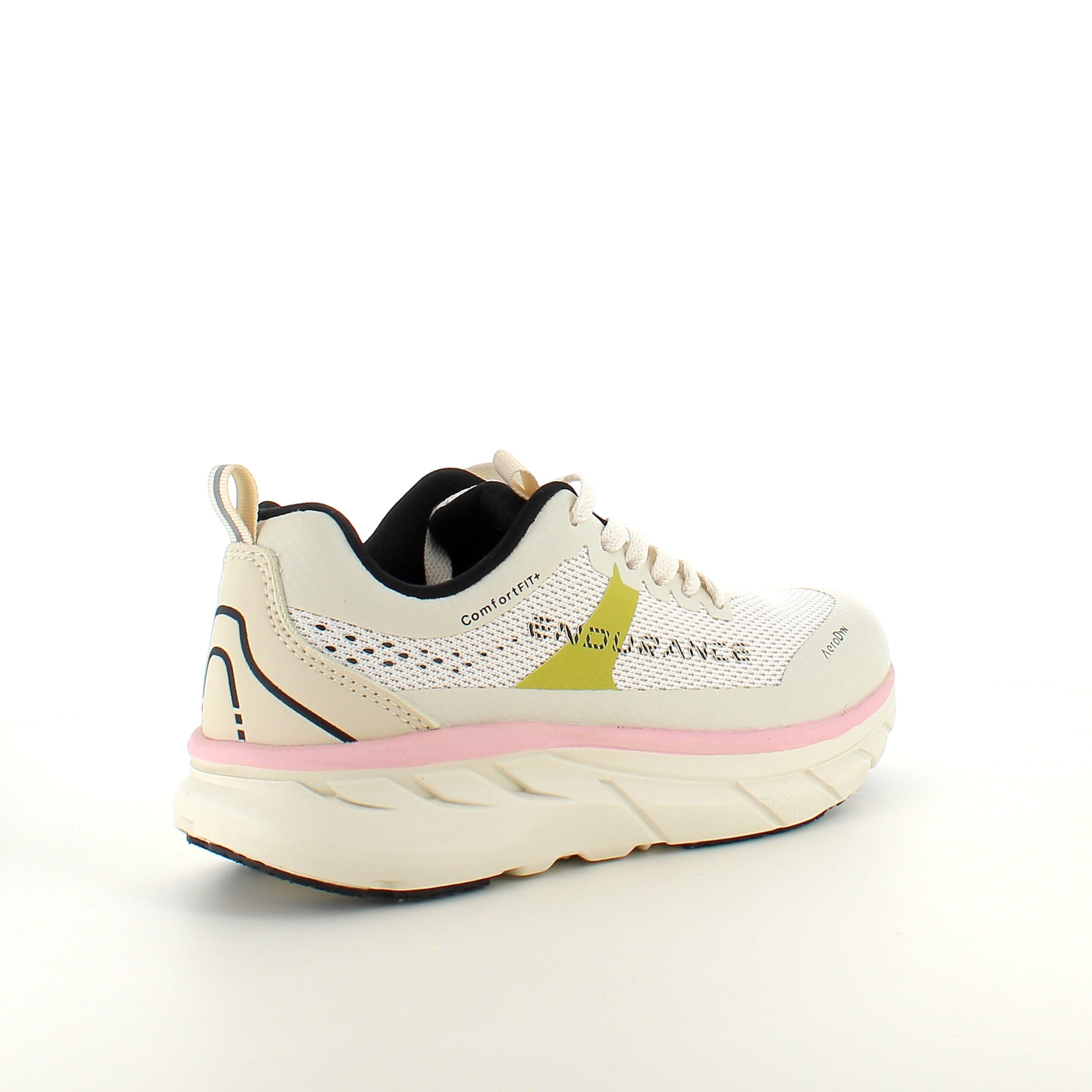 Andningsbara Endurance Comfortfit sneakers med rosa detaljer