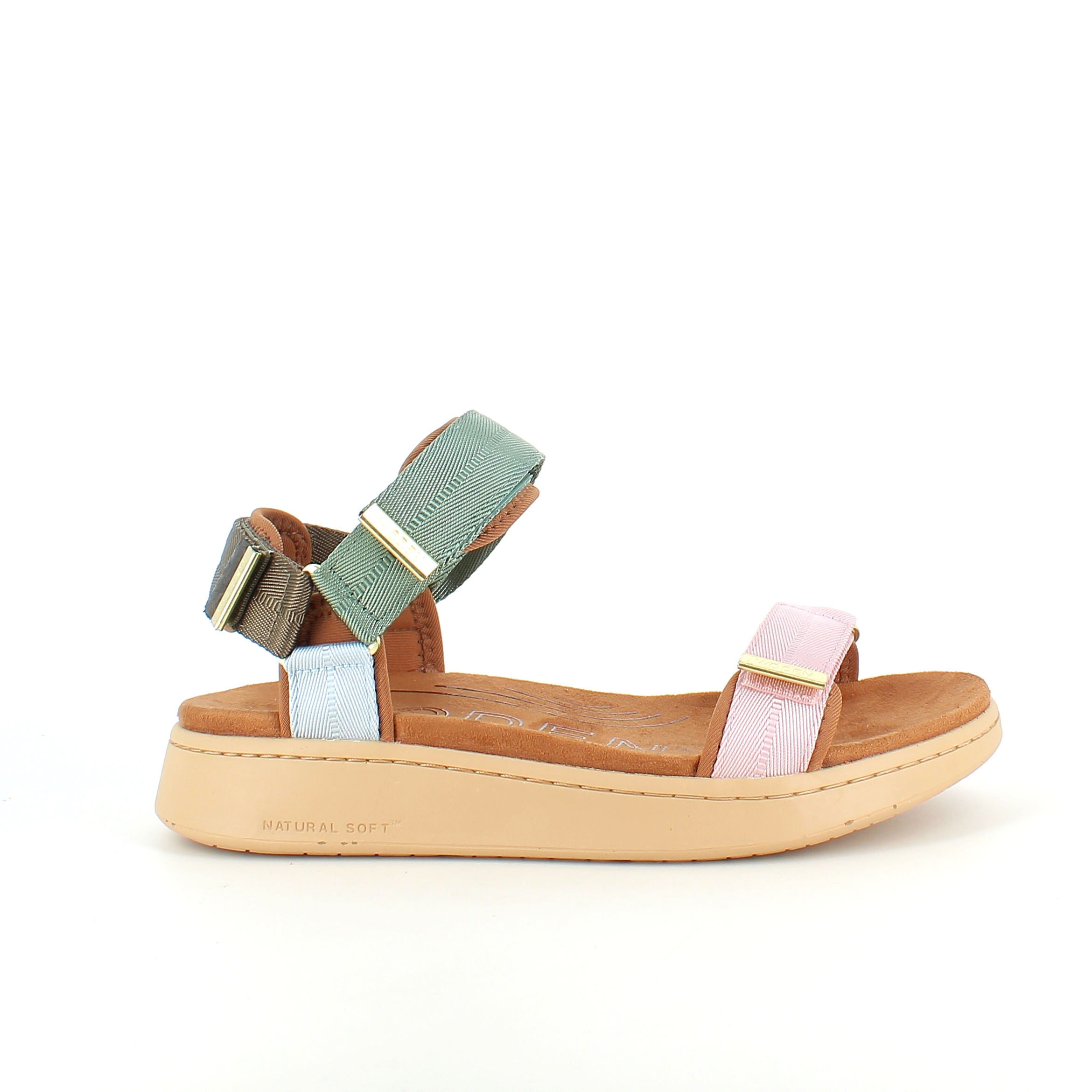 Smart multifärgad sandal från Woden