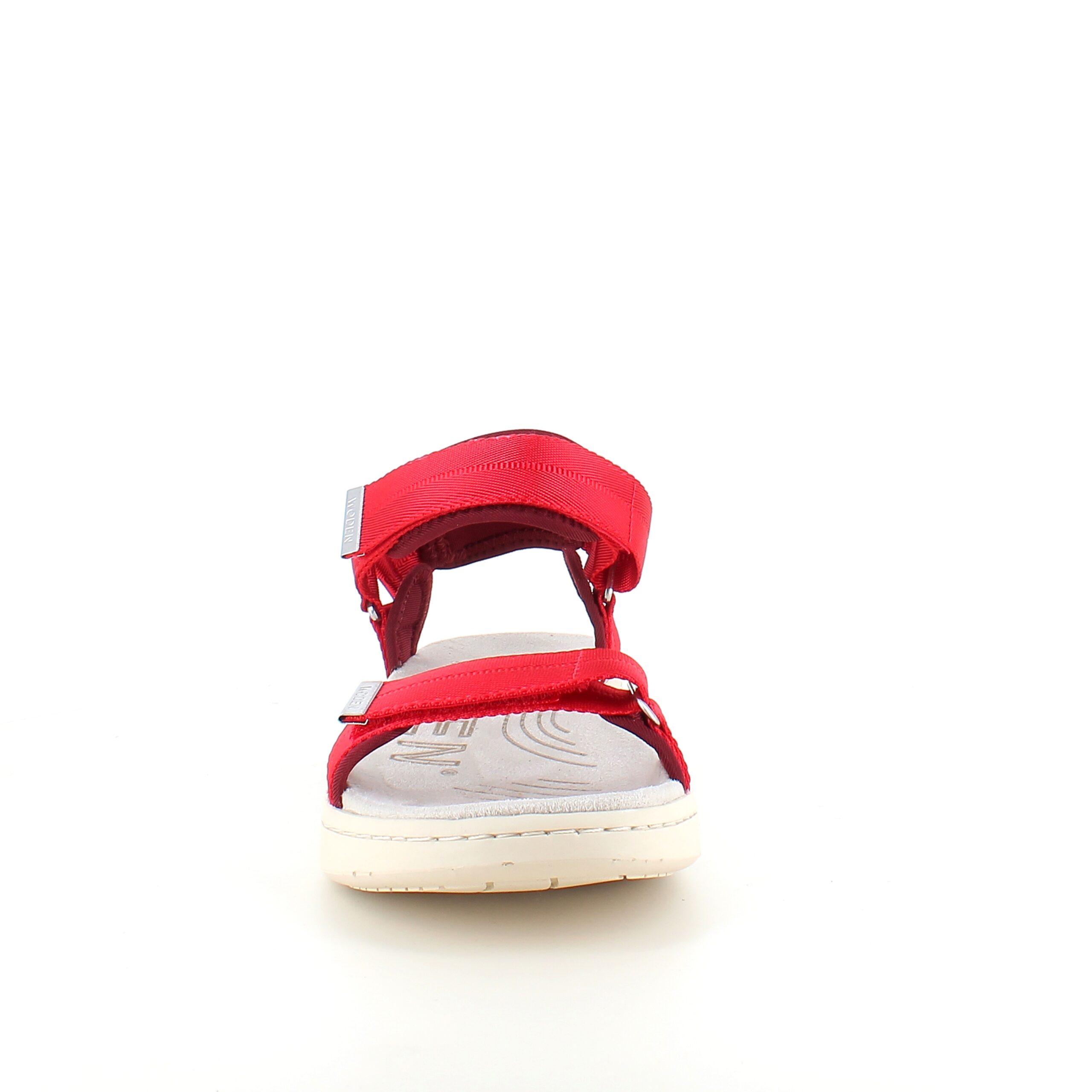 Smart röd sandal från Woden