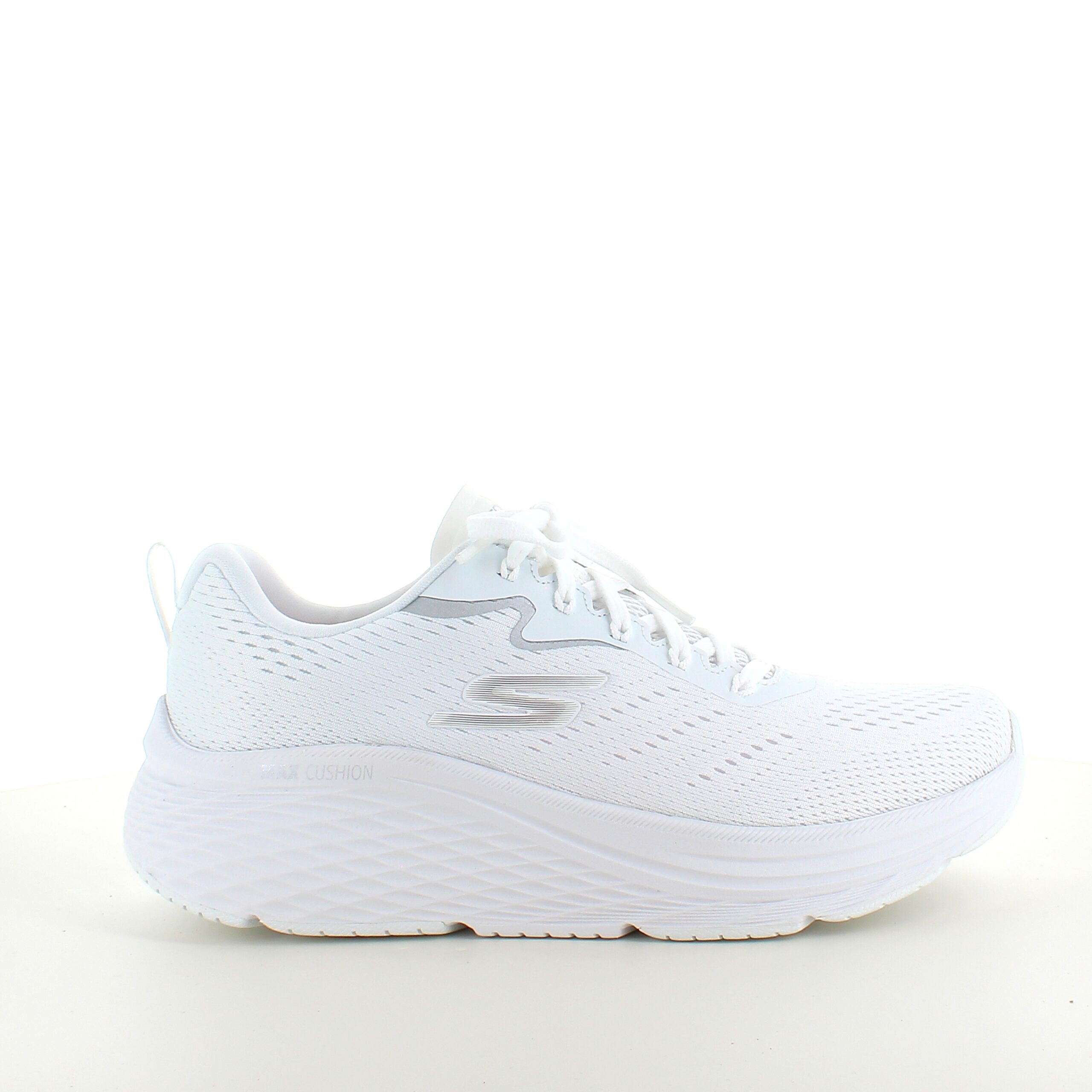 Vita Skechers Max Cushion skor – optimal support och oöverträffad komfort.