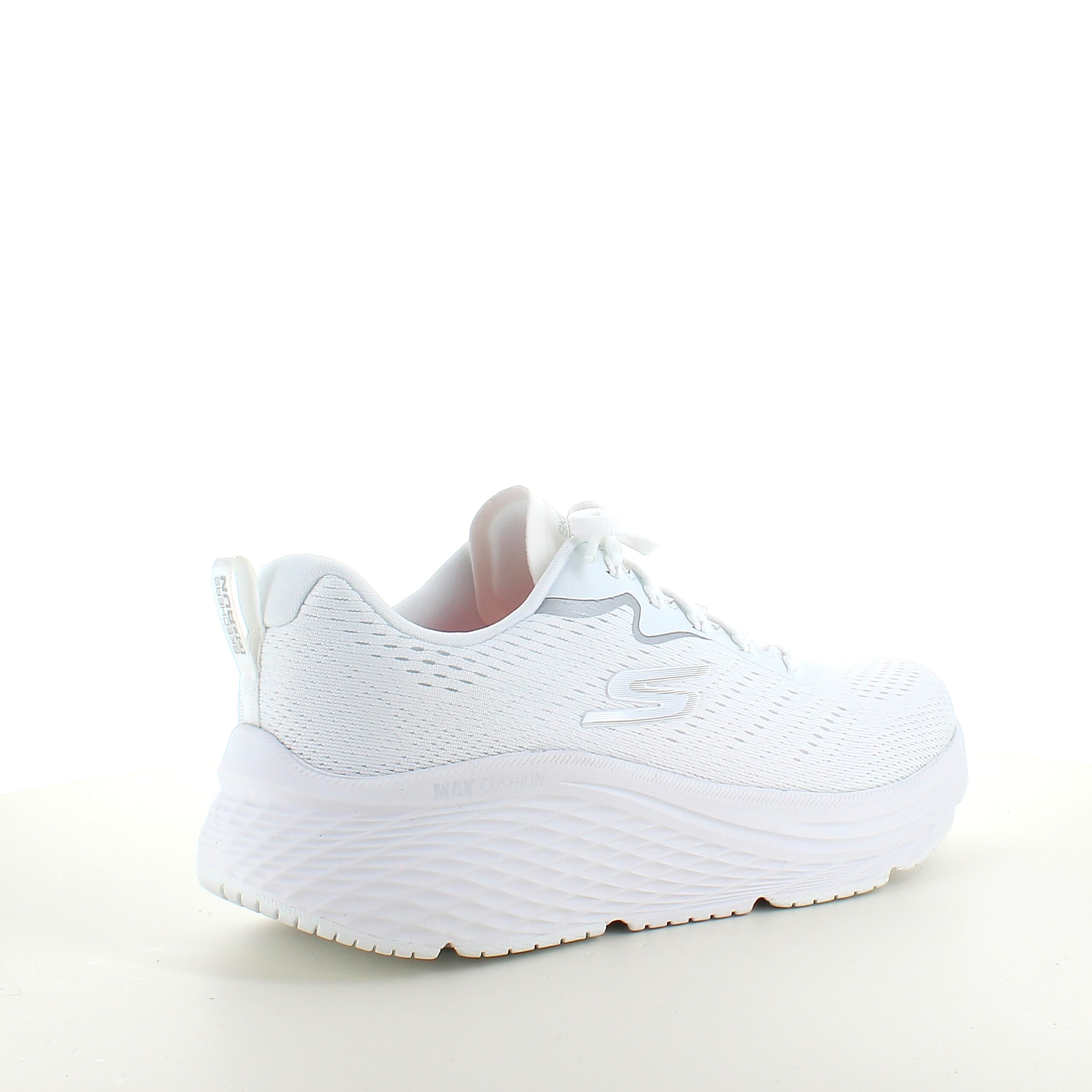 Vita Skechers Max Cushion skor – optimal support och oöverträffad komfort.