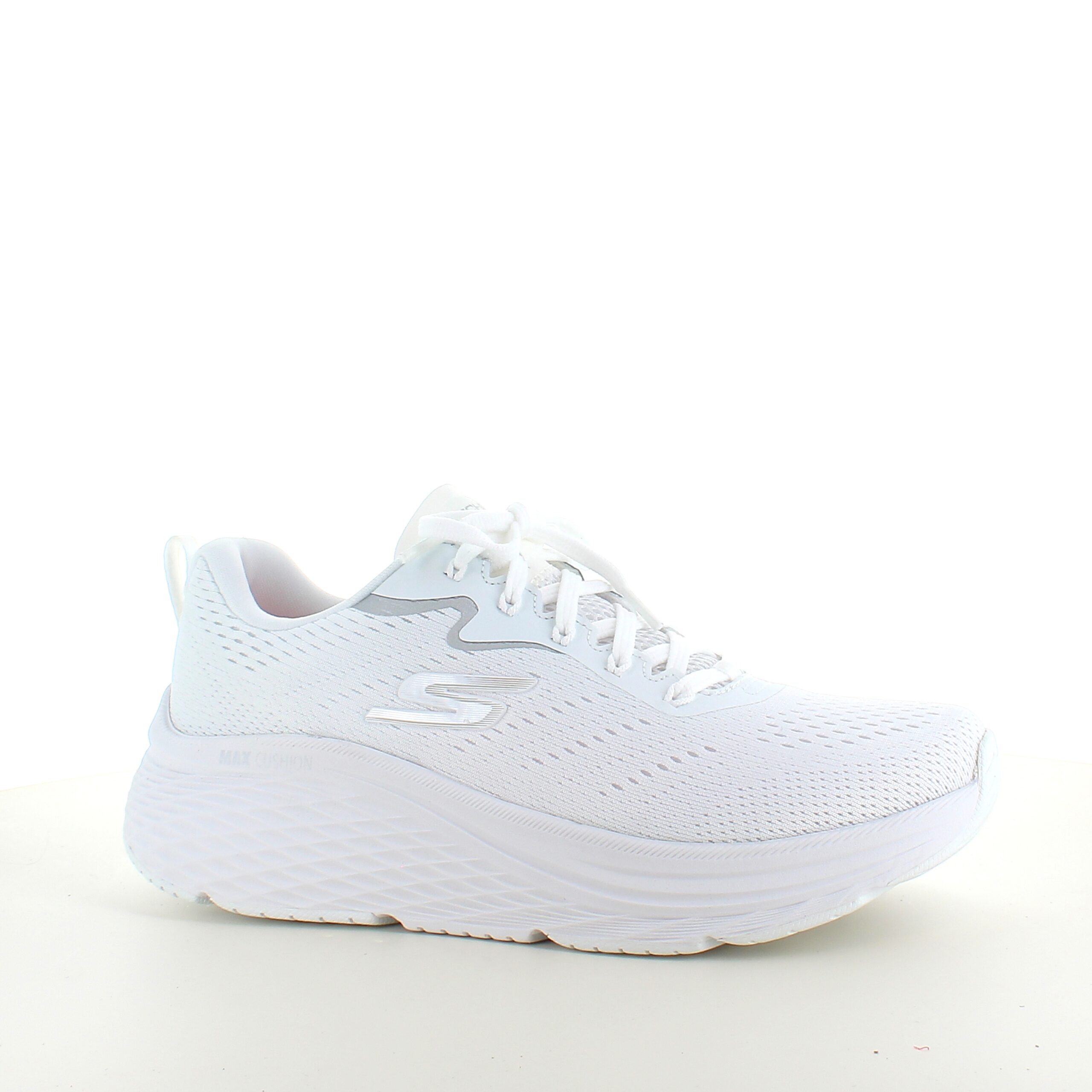 Vita Skechers Max Cushion skor – optimal support och oöverträffad komfort.