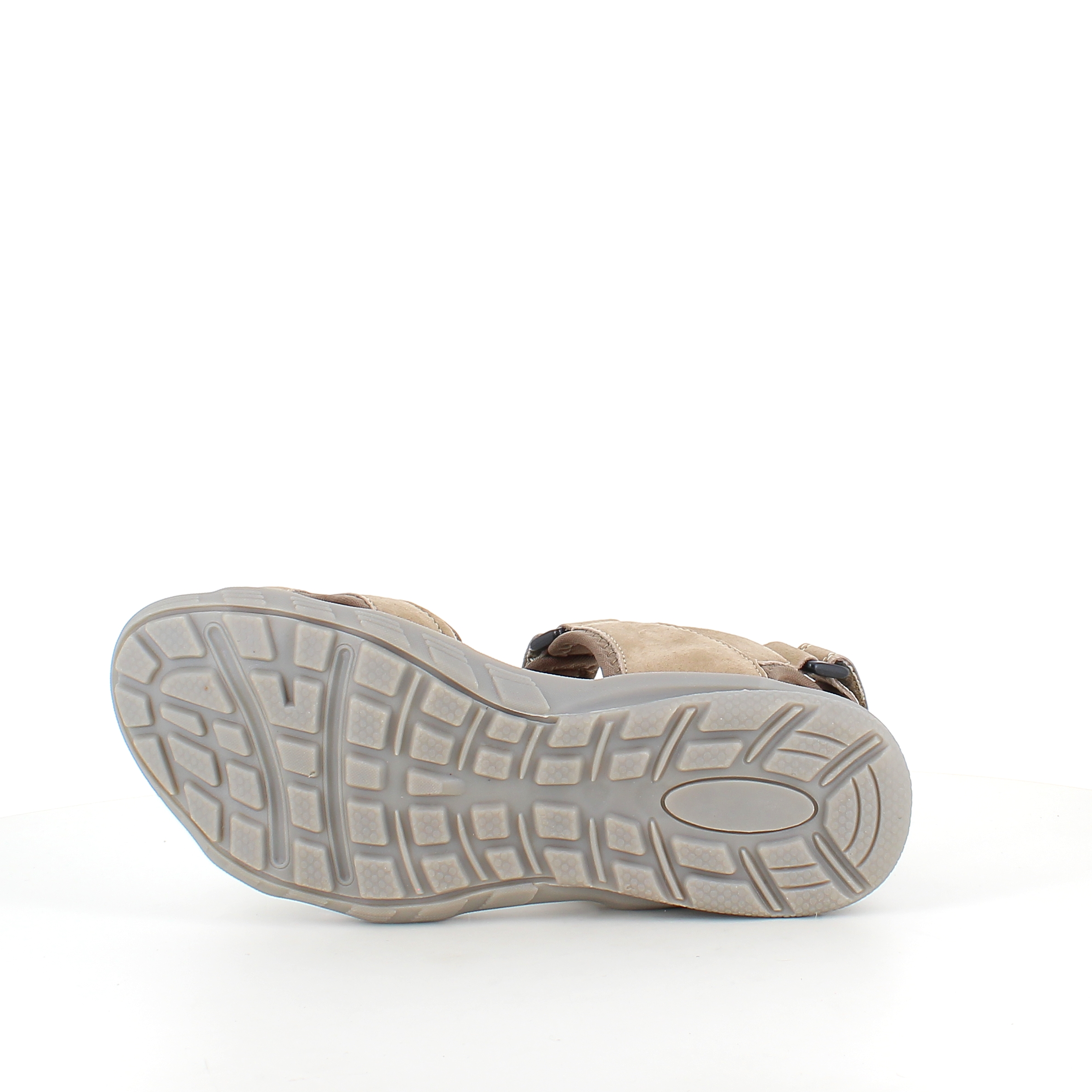 Beige och grå sporty sandal – komfort, stöd och ett naturligt utseende i ett