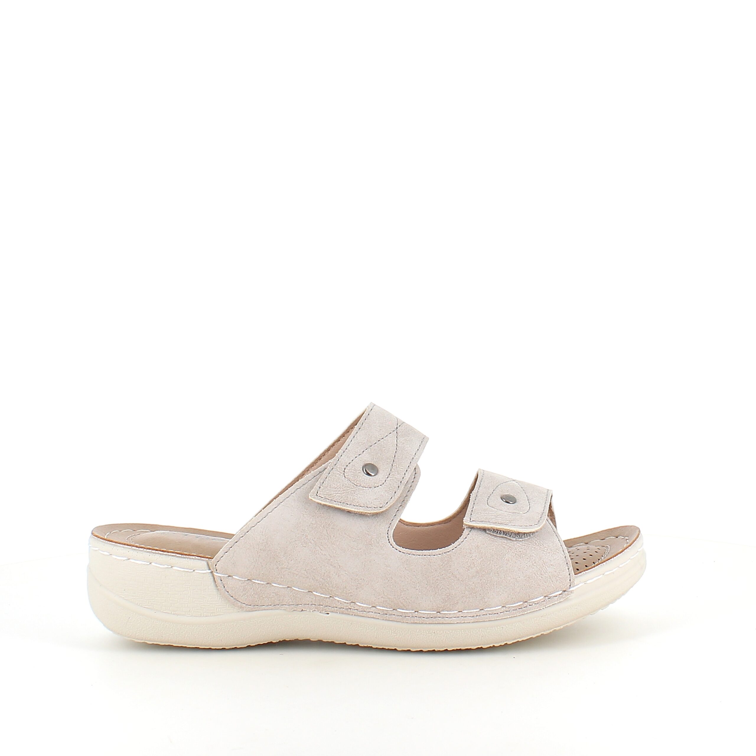 Ljus slip on sandal– enkel, mjuk och luftig för vardagens många steg