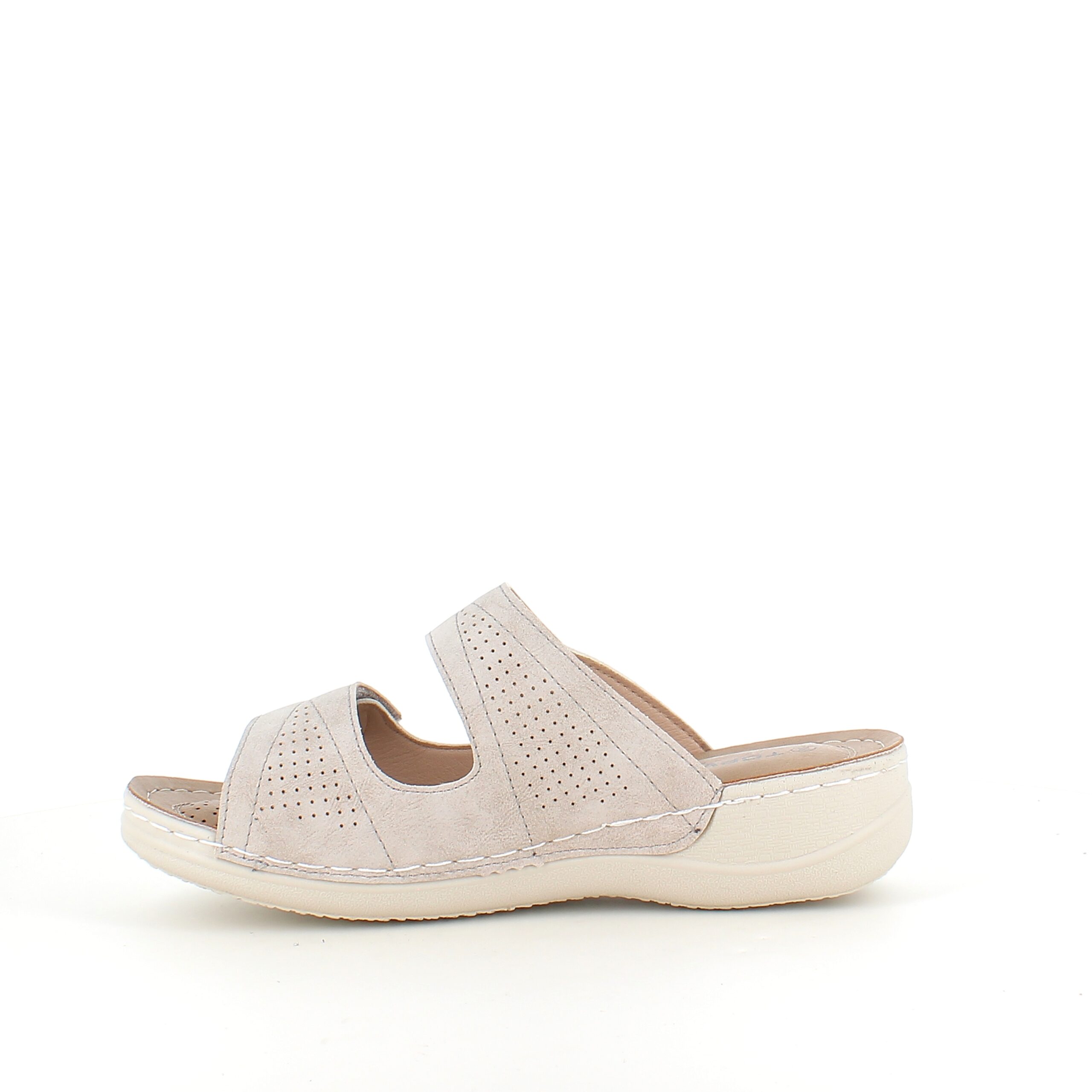 Ljus slip on sandal– enkel, mjuk och luftig för vardagens många steg