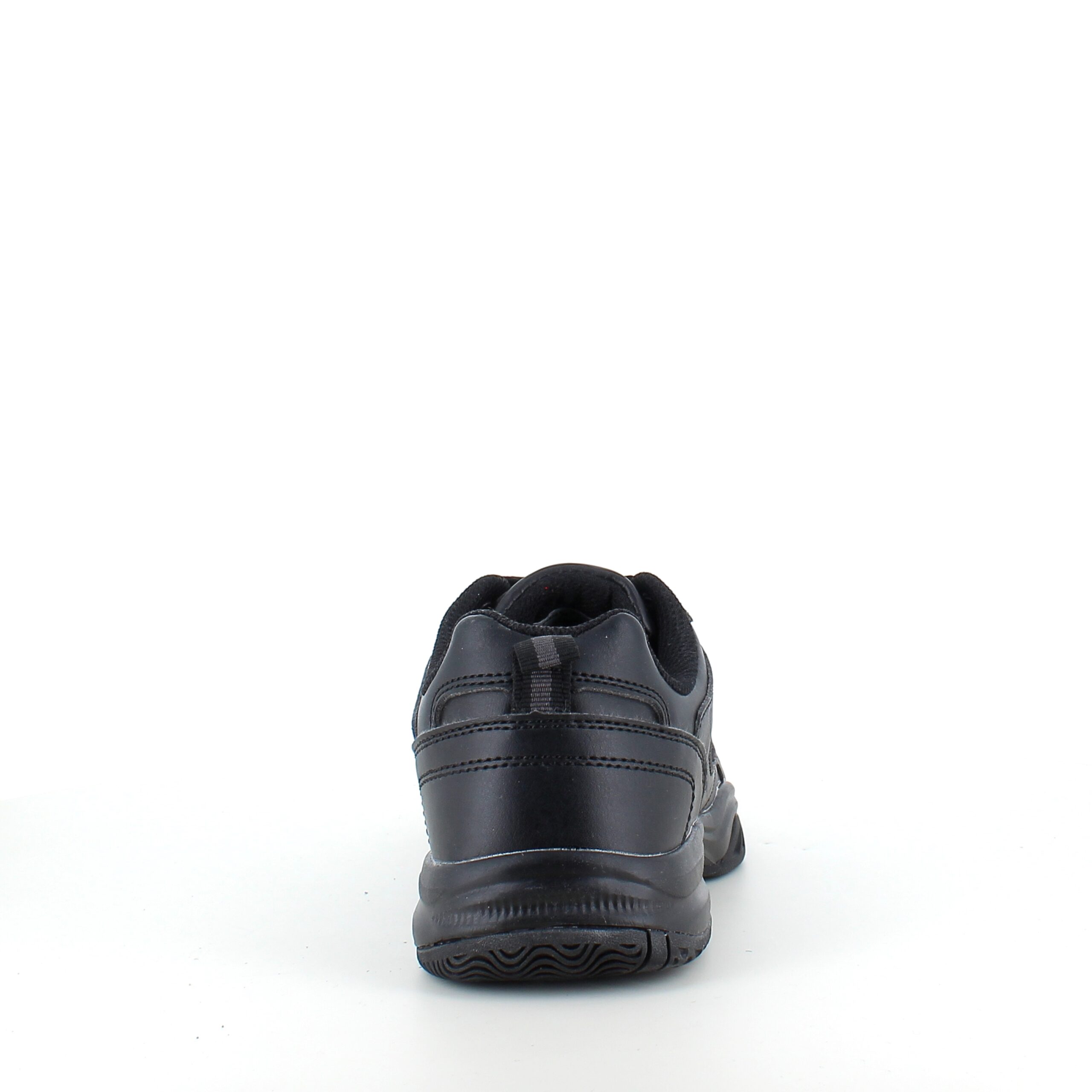 Svarta sneakers med hålfotsstöd