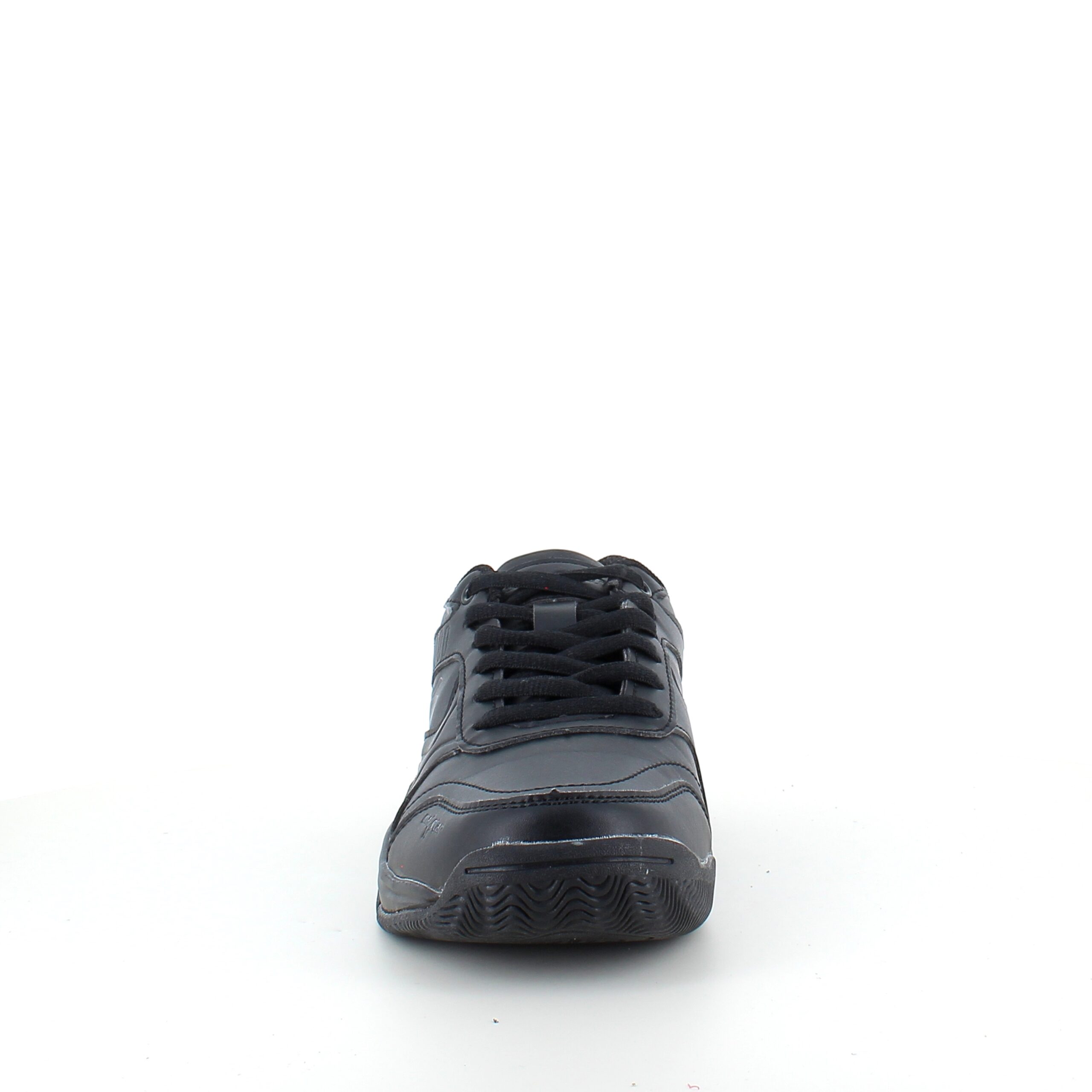 Svarta sneakers med hålfotsstöd