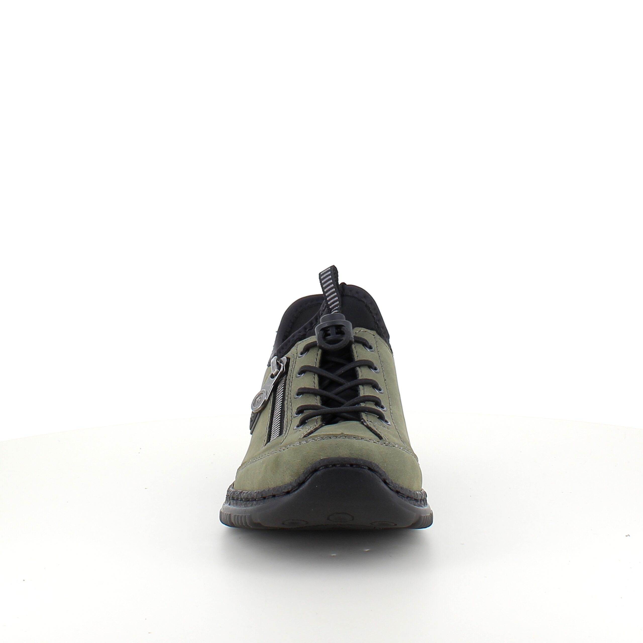 Olivengrön Rieker slip-on sneakers