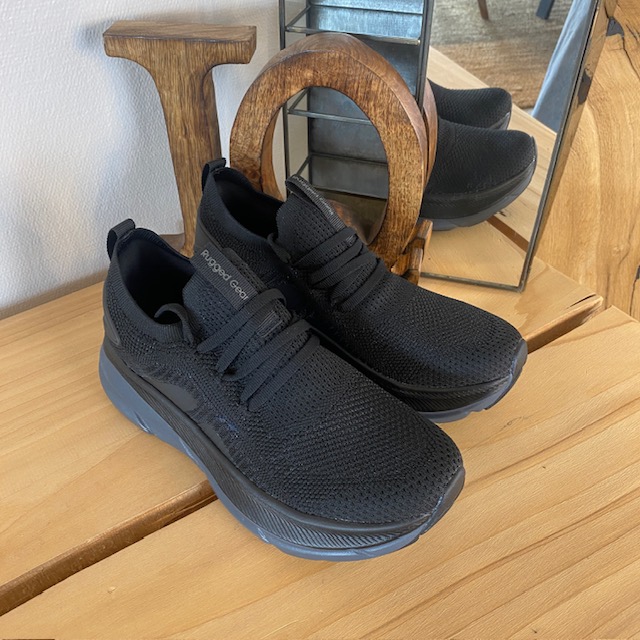 Svart Step-on sko från Rugged Gear