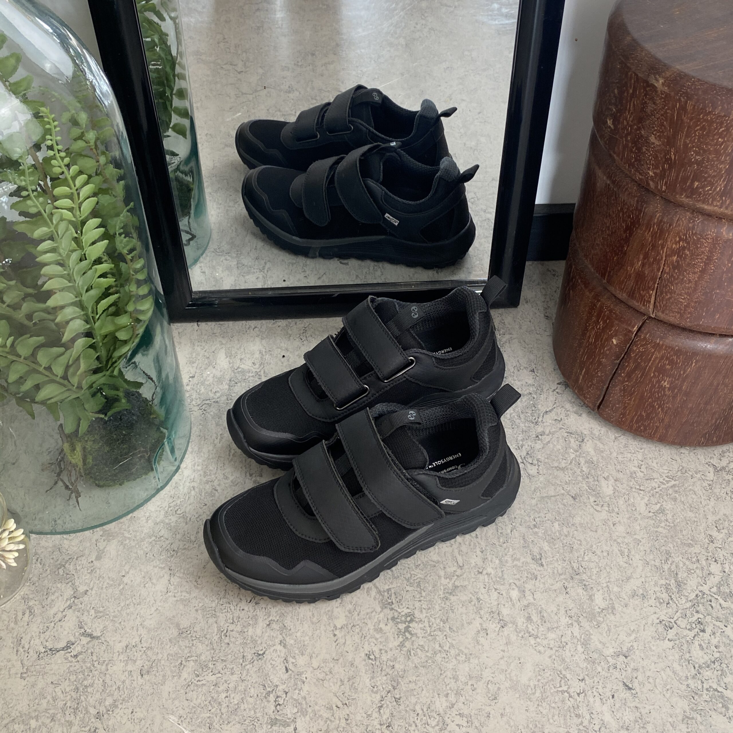 Green Comfort skor med kardborreband