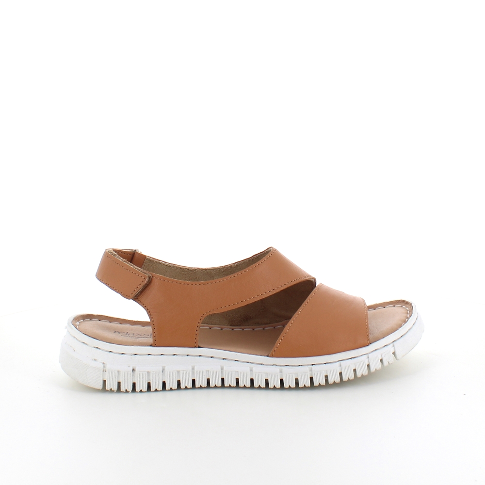 Mjuka bruna lädersandaler från Relaxshoe