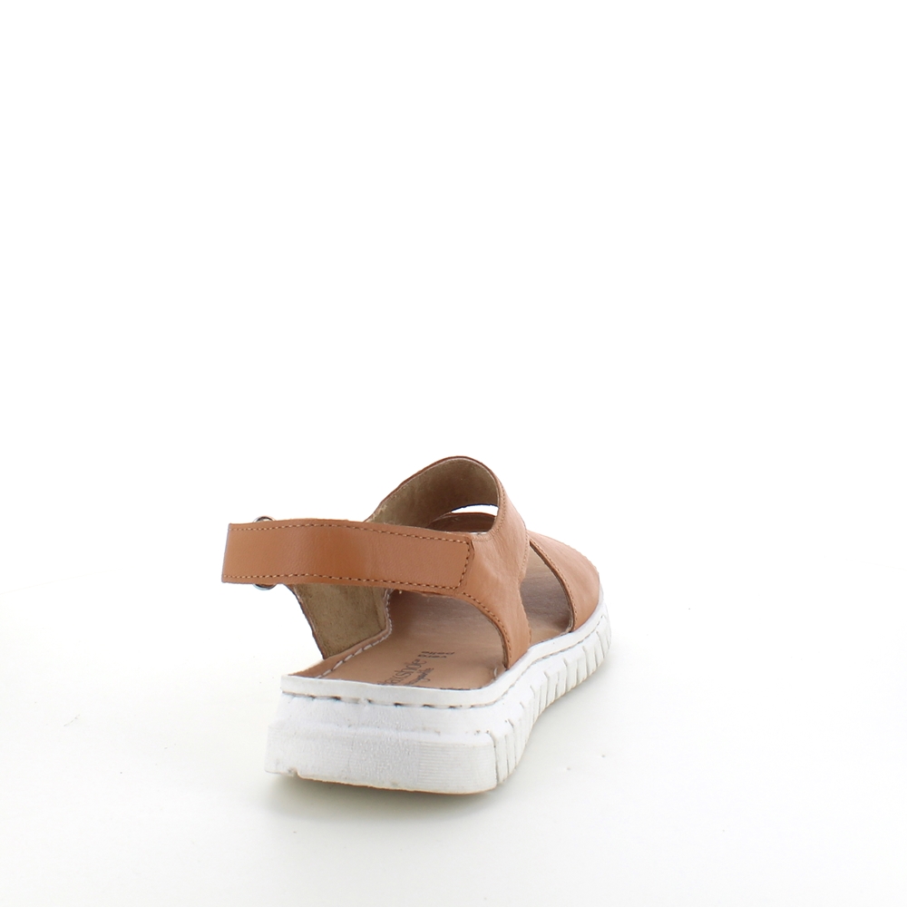 Mjuka bruna lädersandaler från Relaxshoe