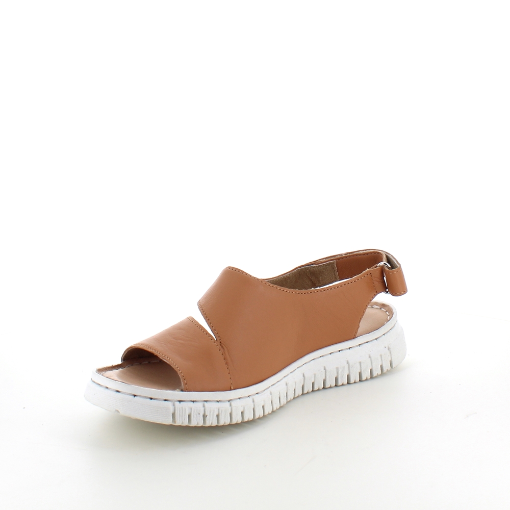 Mjuka bruna lädersandaler från Relaxshoe