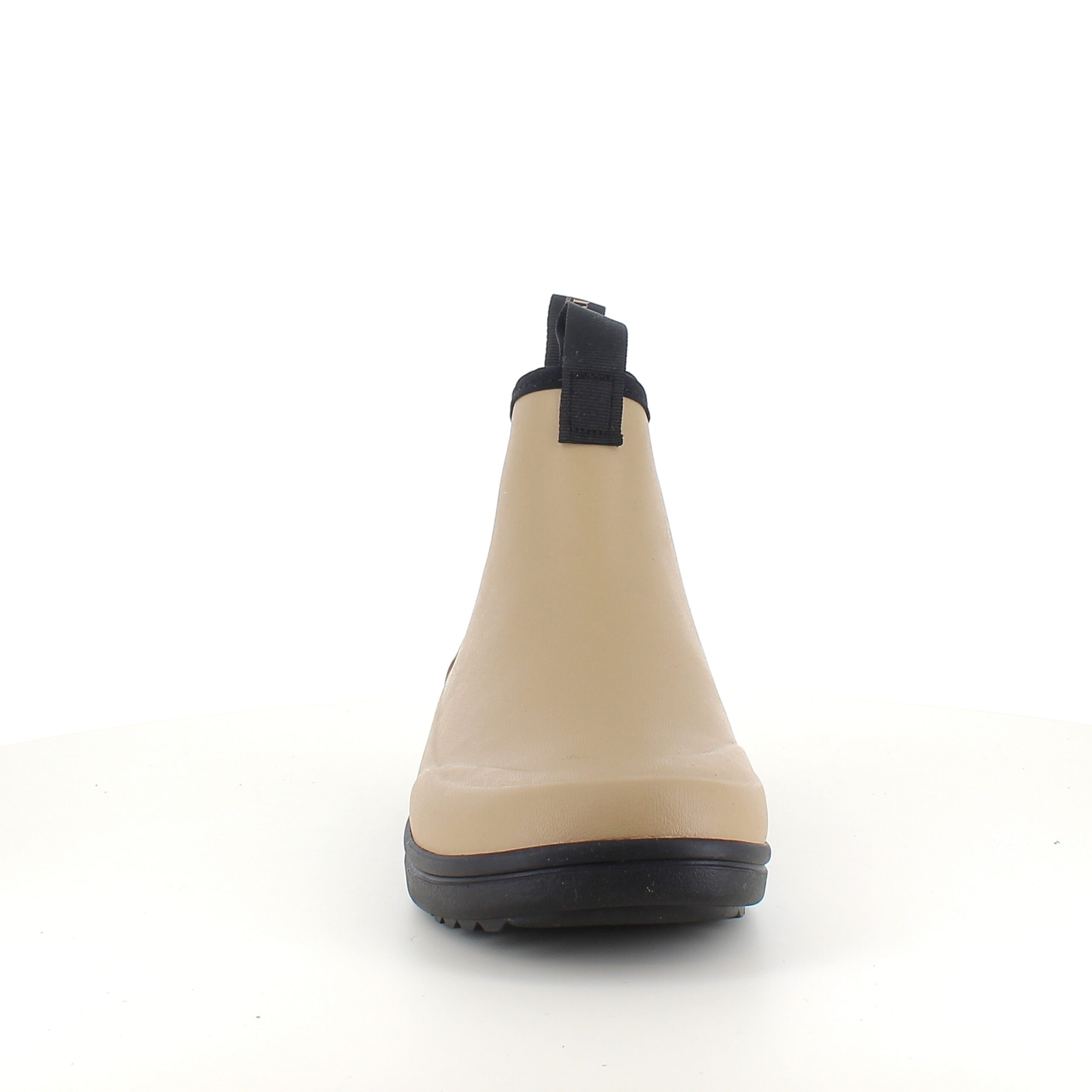 Green Comfort gummistövel i beige med hålfotsstöd
